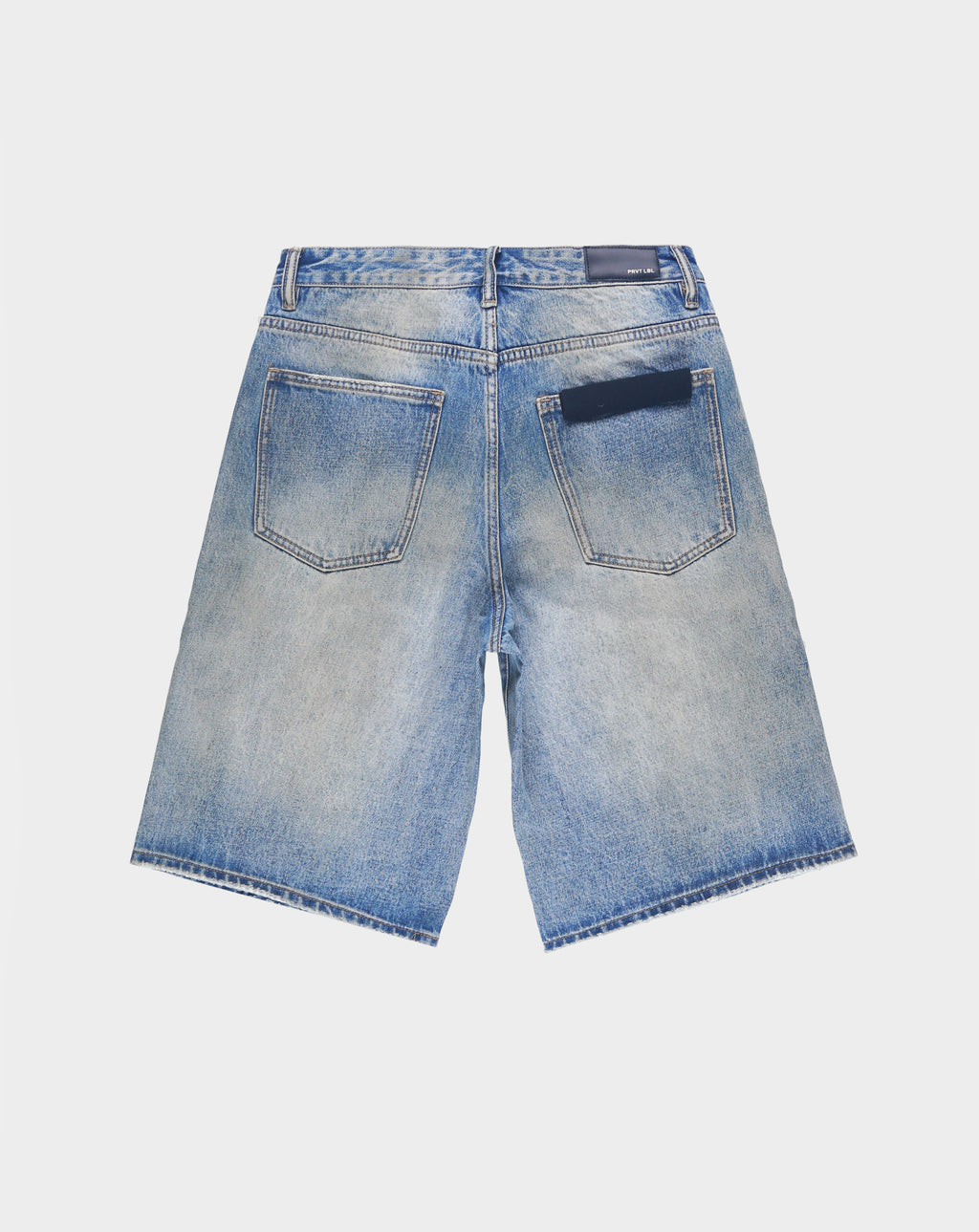 PRVT LBL Distressed Denim Short - Rule of Next Apparel