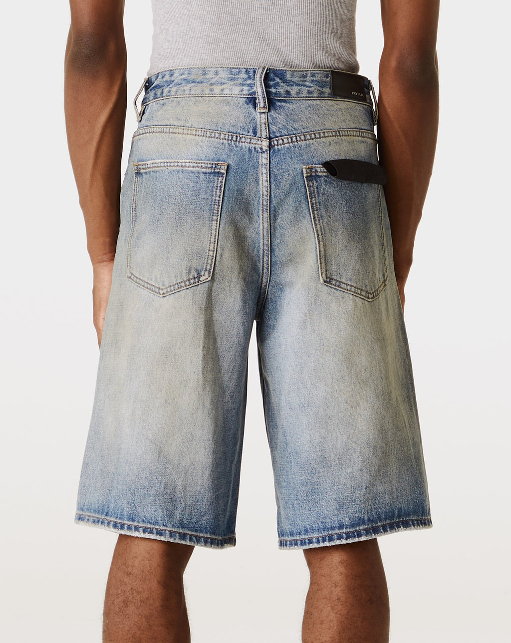 PRVT LBL Distressed Denim Short - Rule of Next Apparel
