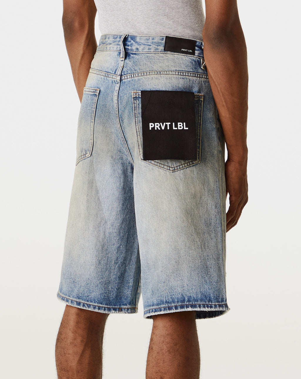 PRVT LBL Distressed Denim Short - Rule of Next Apparel