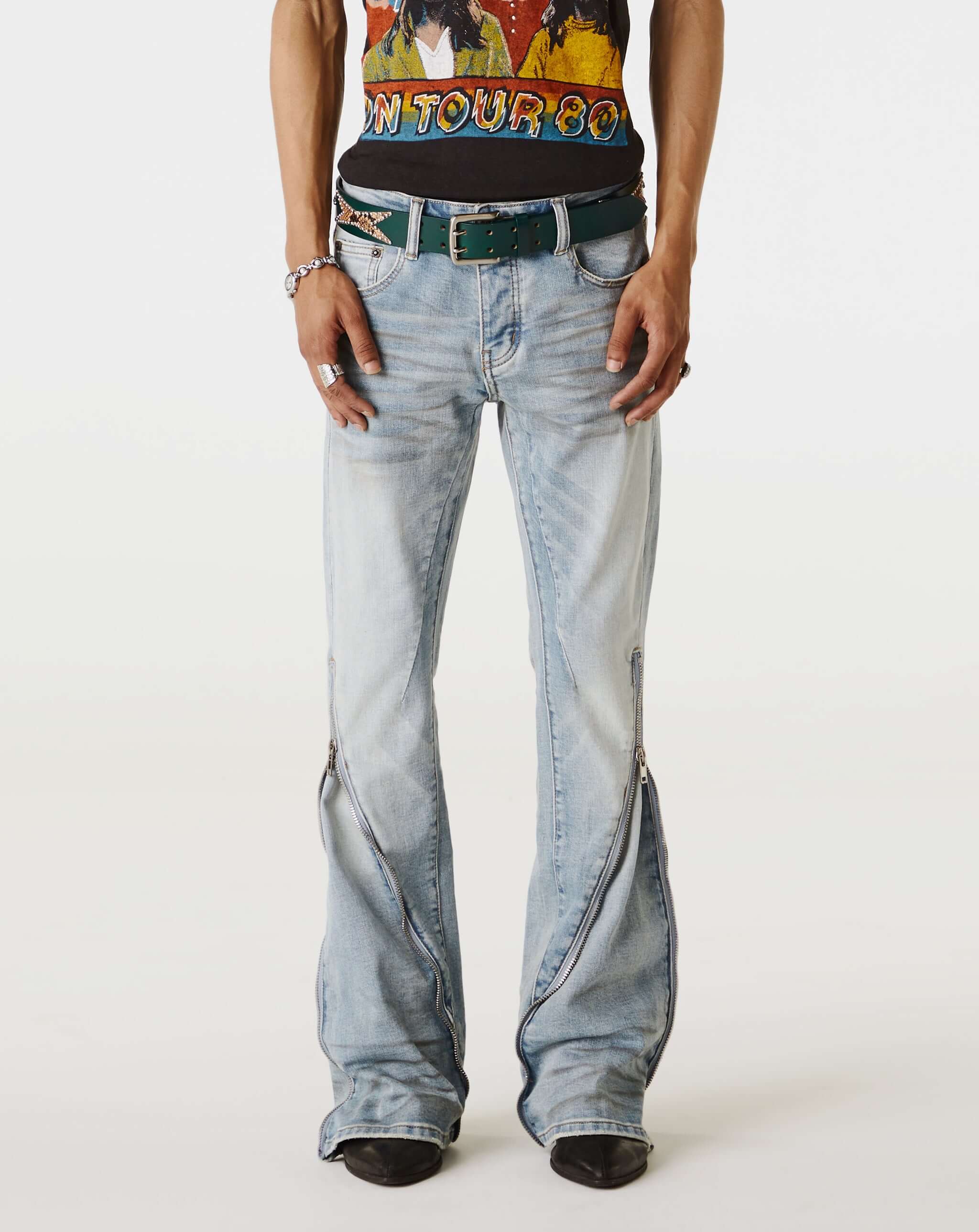 Jean Zip Front
