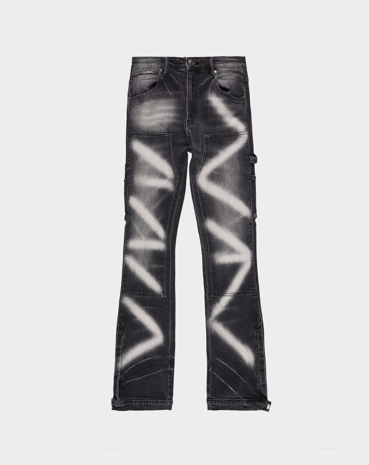 Sugarhill Temple Stacked Jeans in Black Contrast