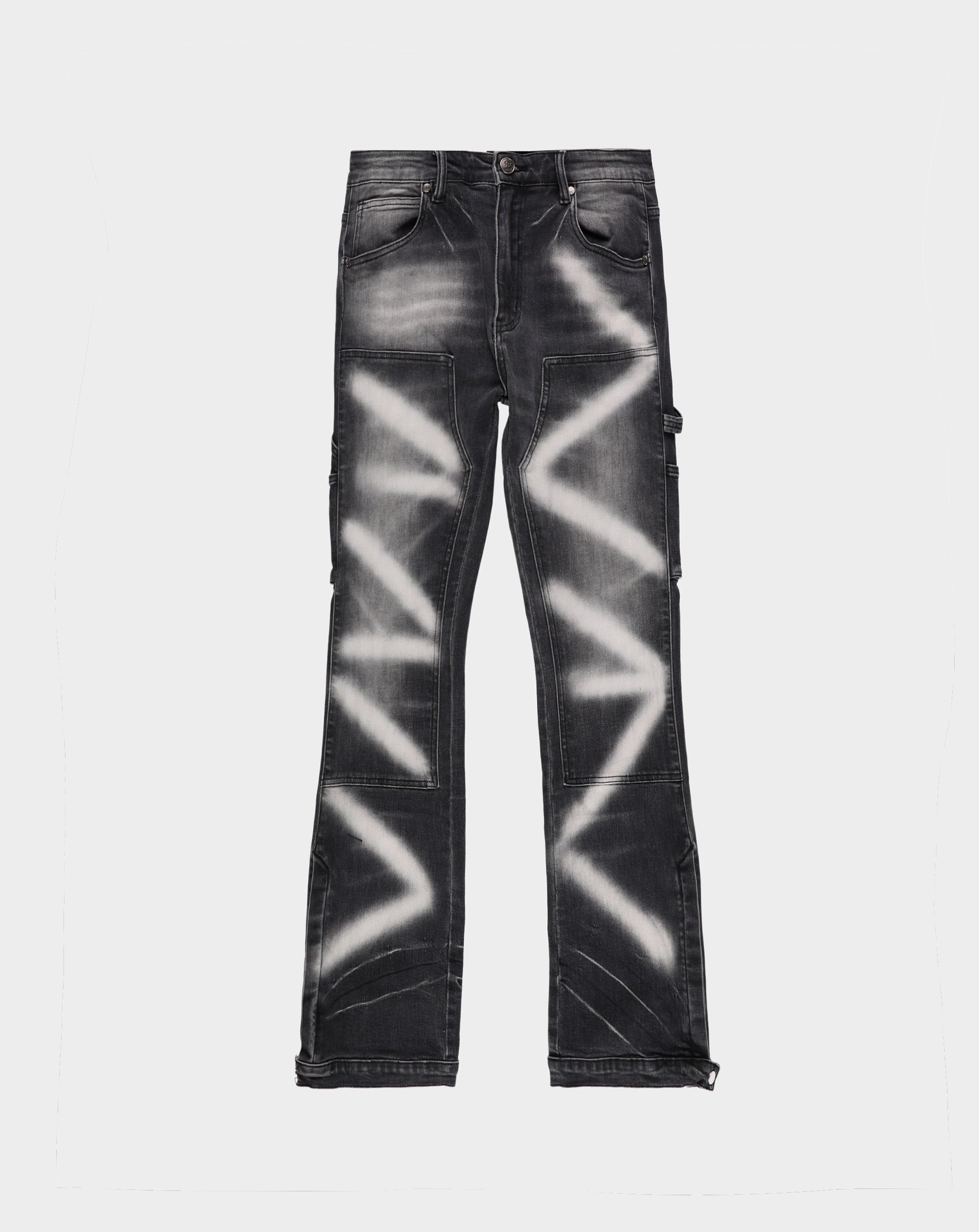 Sugarhill Temple Stacked Jeans - Rule of Next Apparel