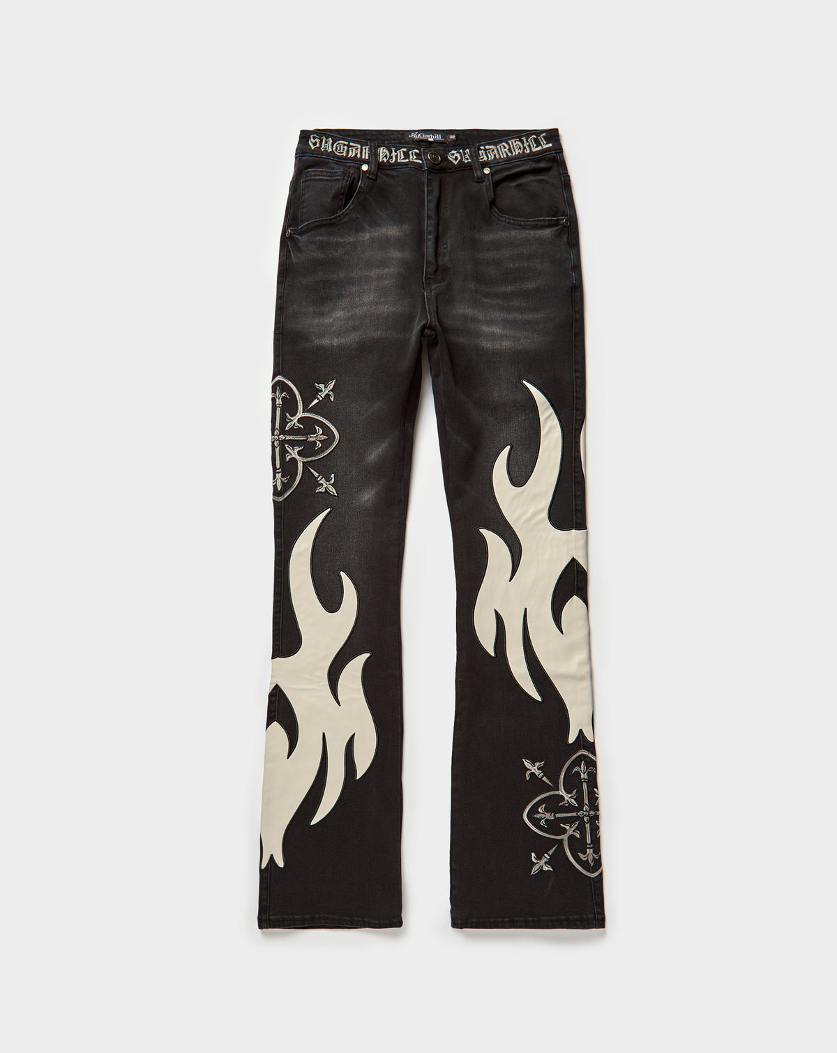 Sugarhill Liver Stacked Jeans - Rule of Next Apparel