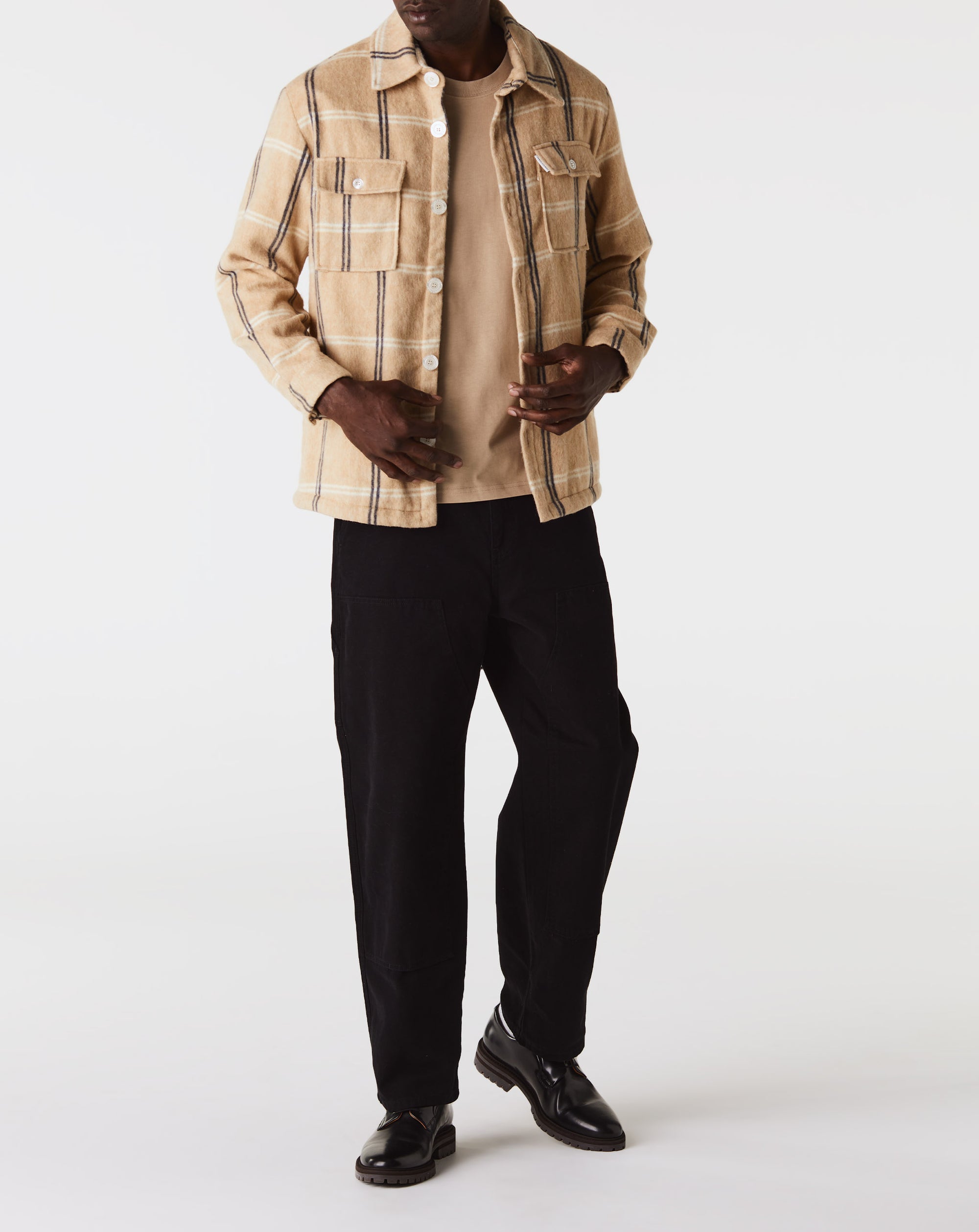 Family First Quadri Shirt Jacket - Rule of Next Apparel