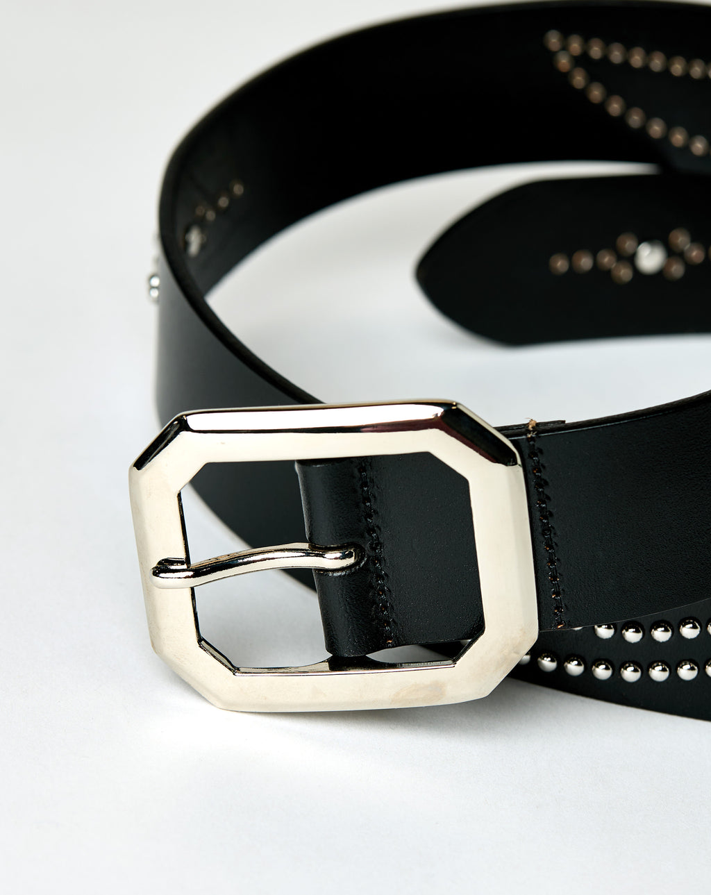 PRVT LBL Silver Studs Belt - Rule of Next Accessories