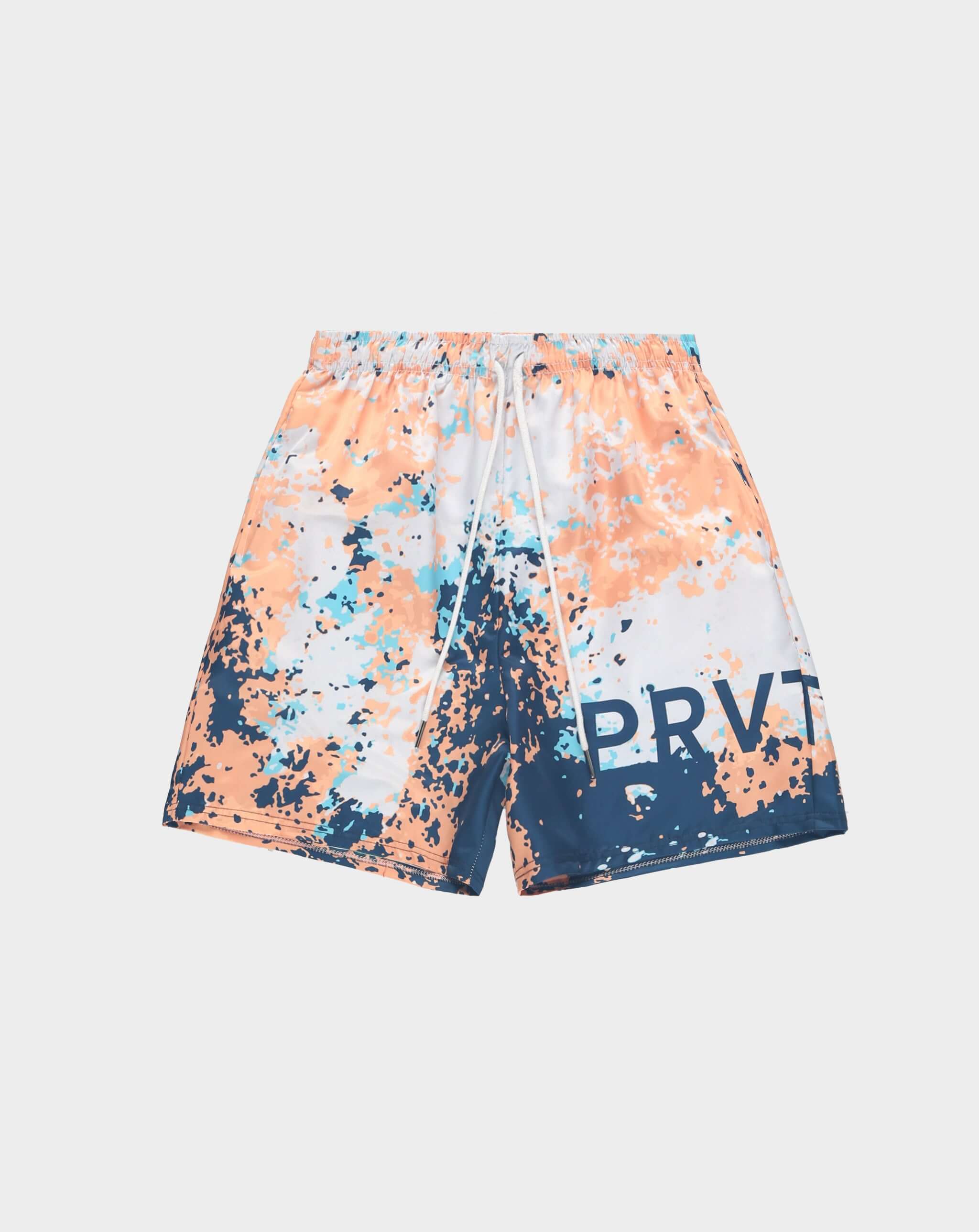 Splatter Print Nylon Short