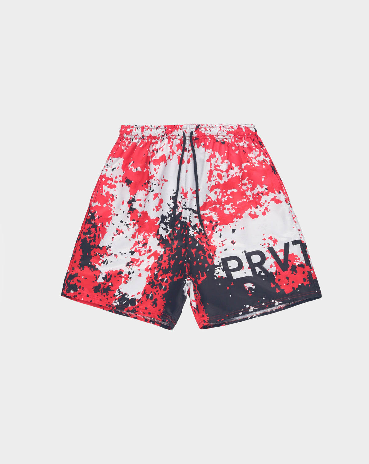 PRVT LBL Splatter Print Nylon Short - Rule of Next Apparel