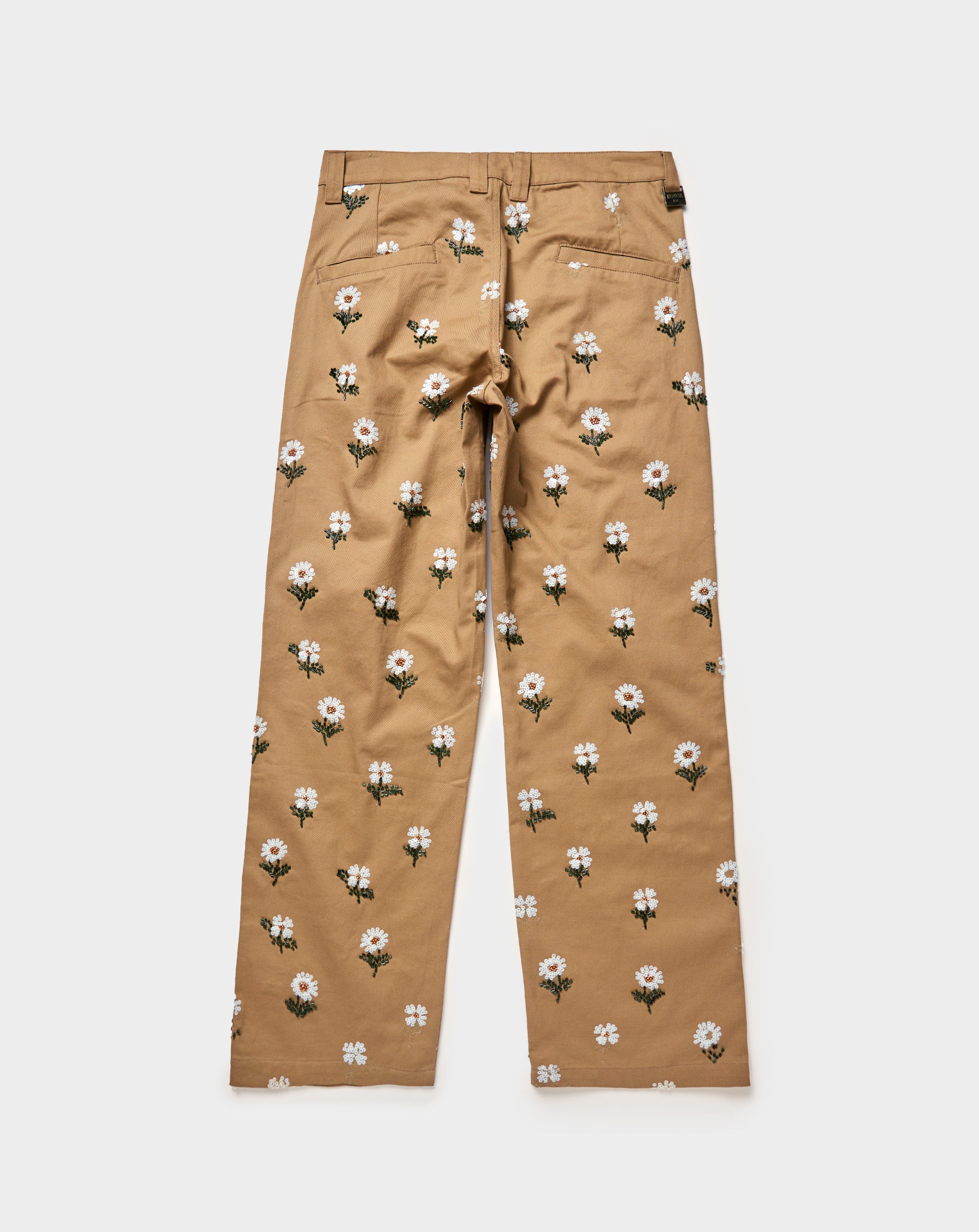 Flowers Beaded Pants