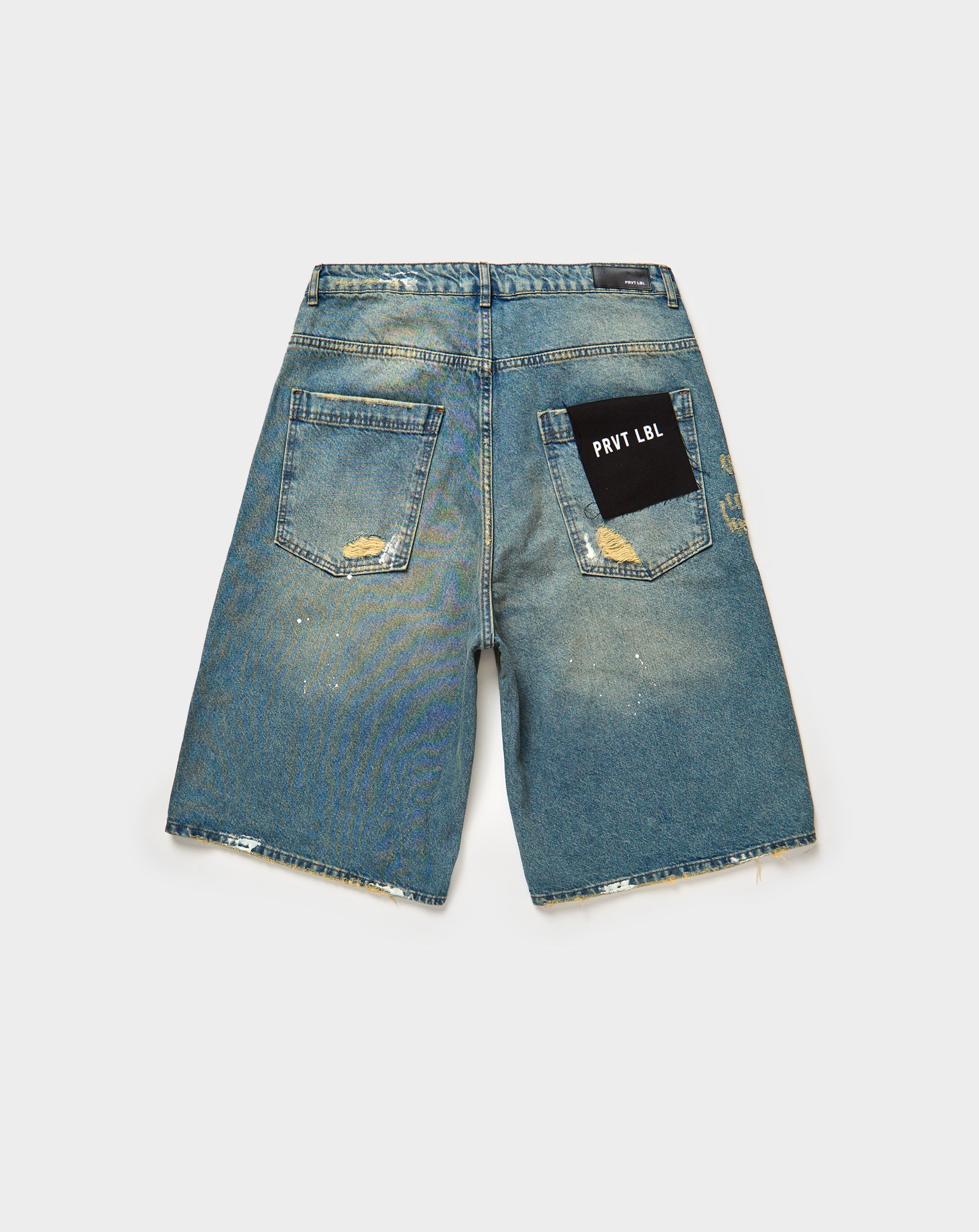 Sunfade Denim Jort