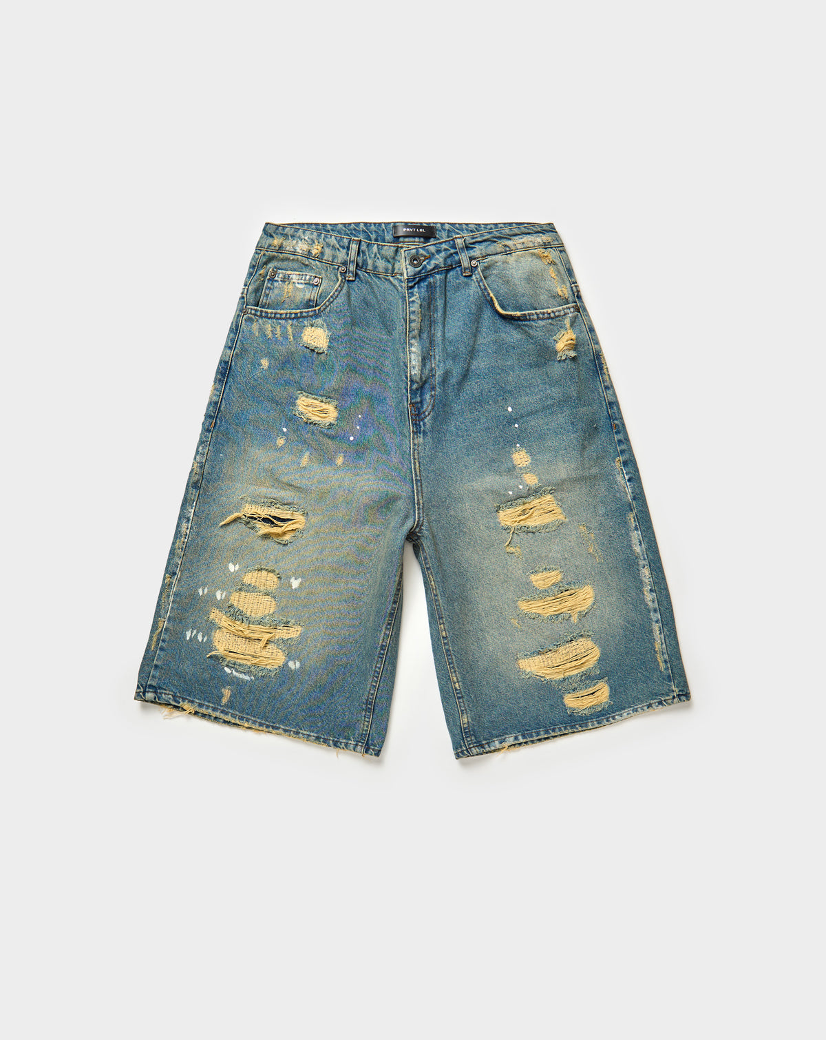 Sunfade Denim Jort