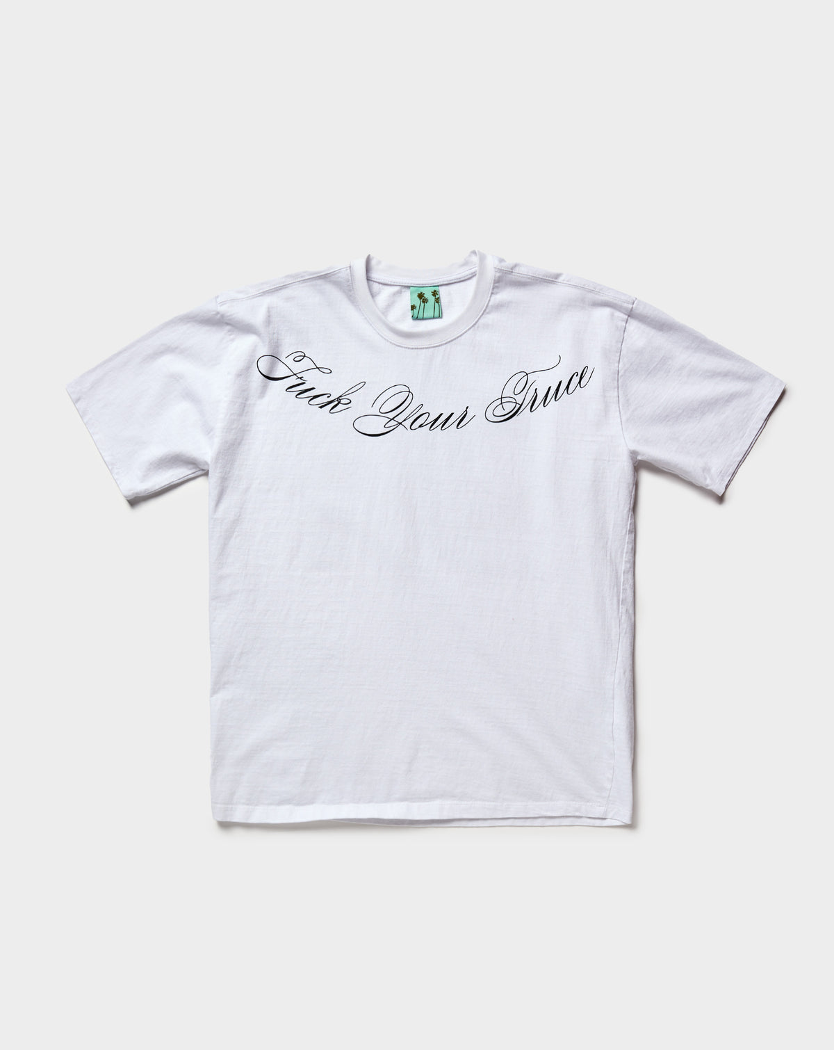 TRUCE Fyt Script T-Shirt in White