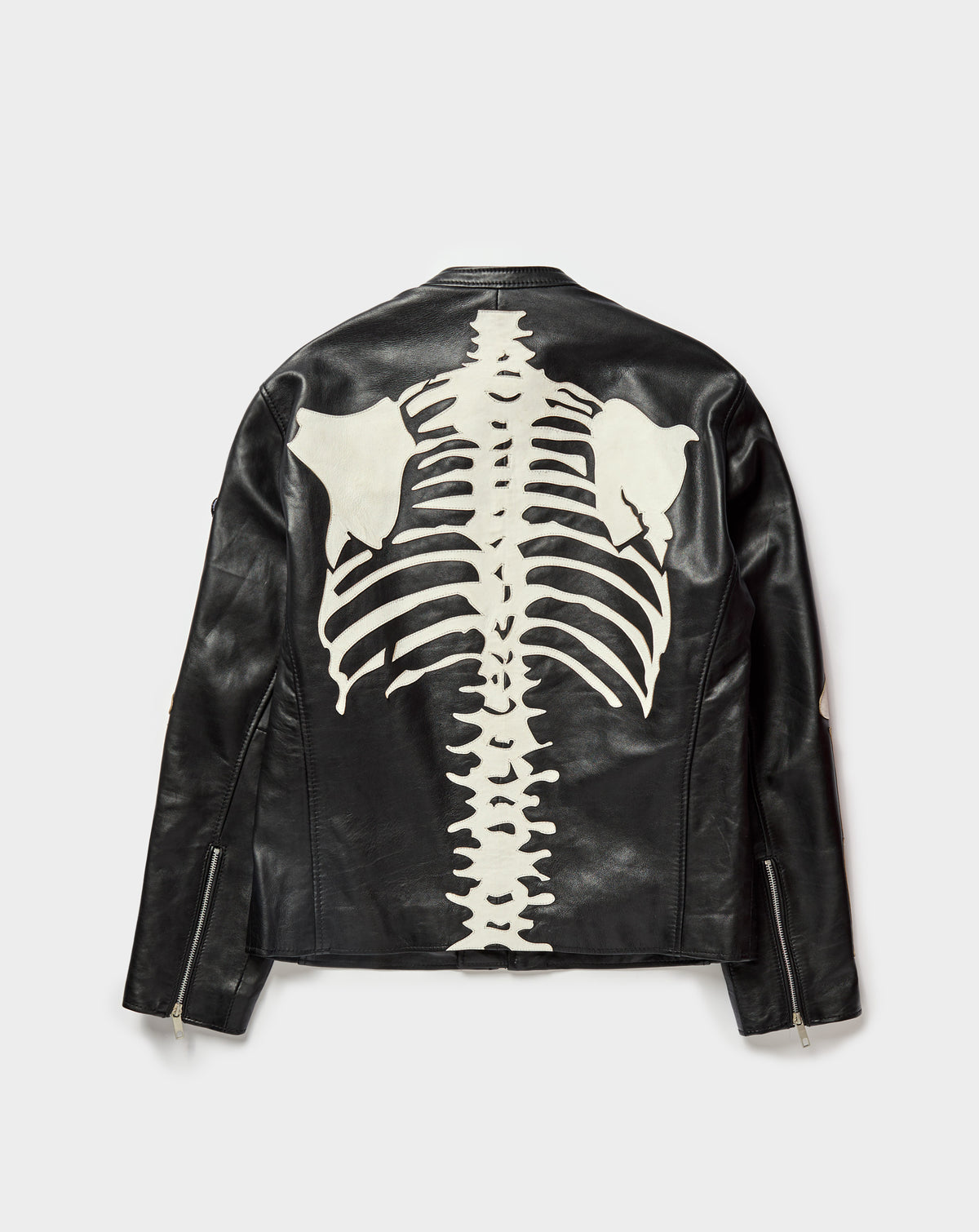 Skeleton Leather Jacket
