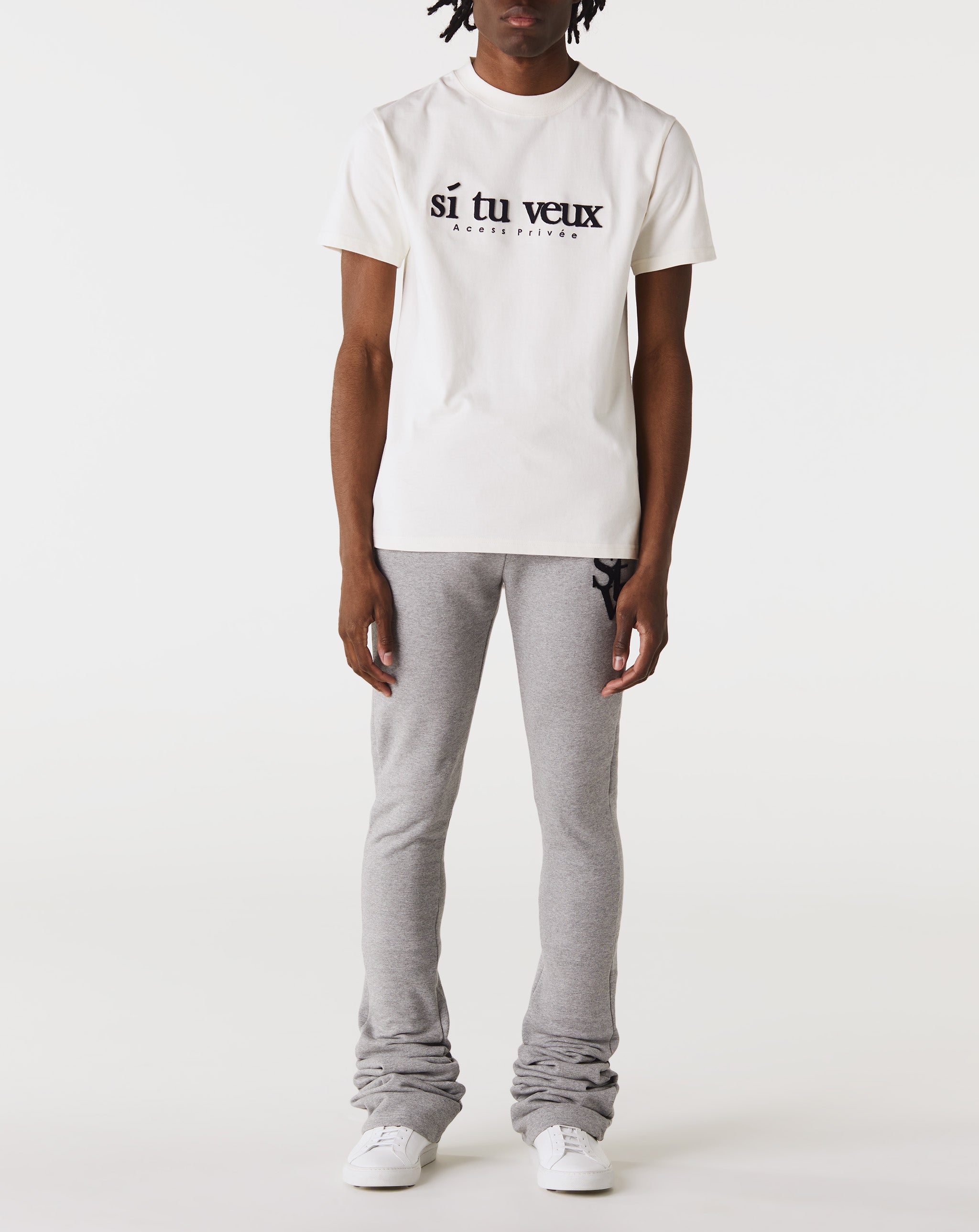 Si Tu Veux Denim Veux T-Shirt - Rule of Next Apparel