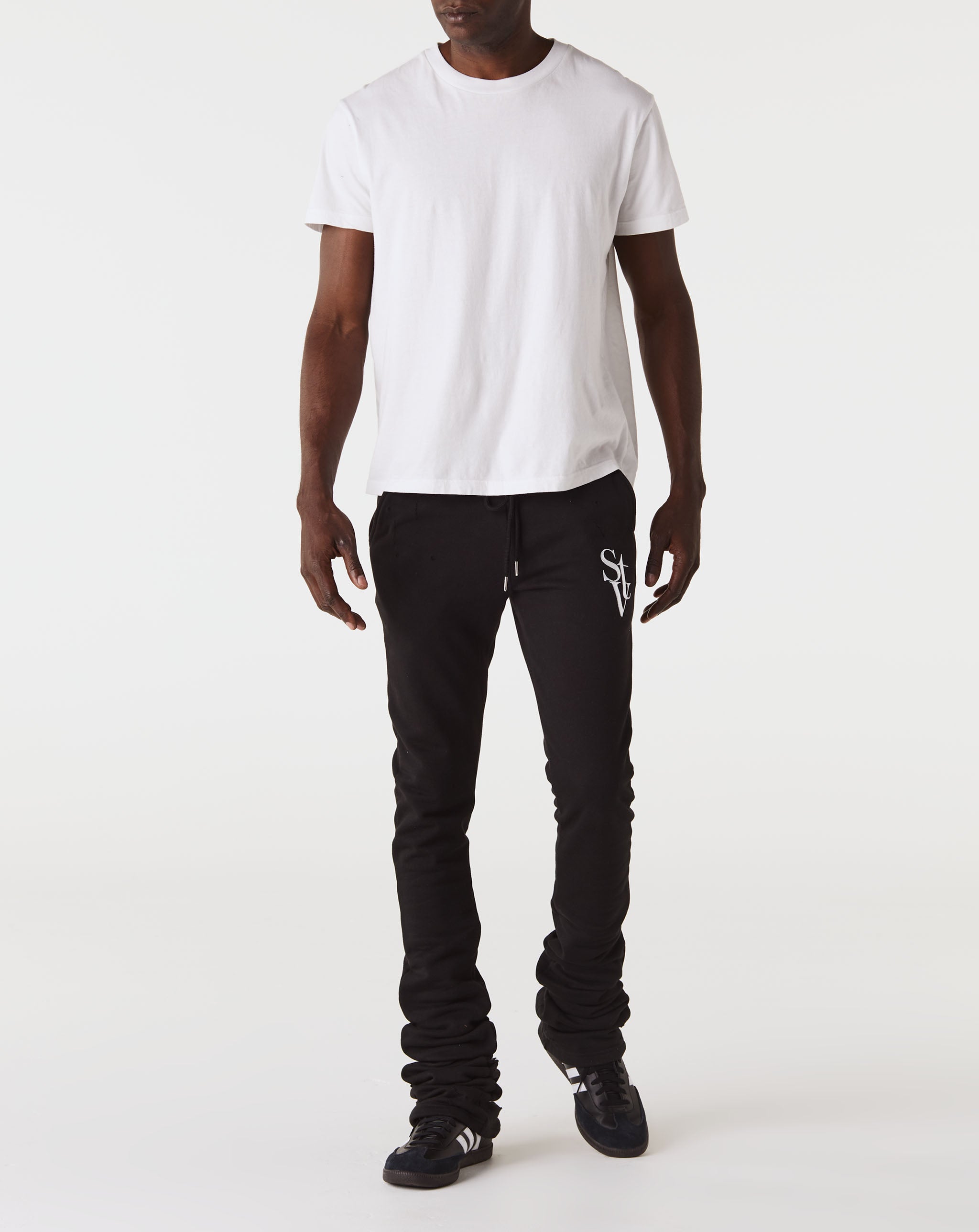 Si Tu Veux Denim Logo Stacked Jogger - Rule of Next Apparel