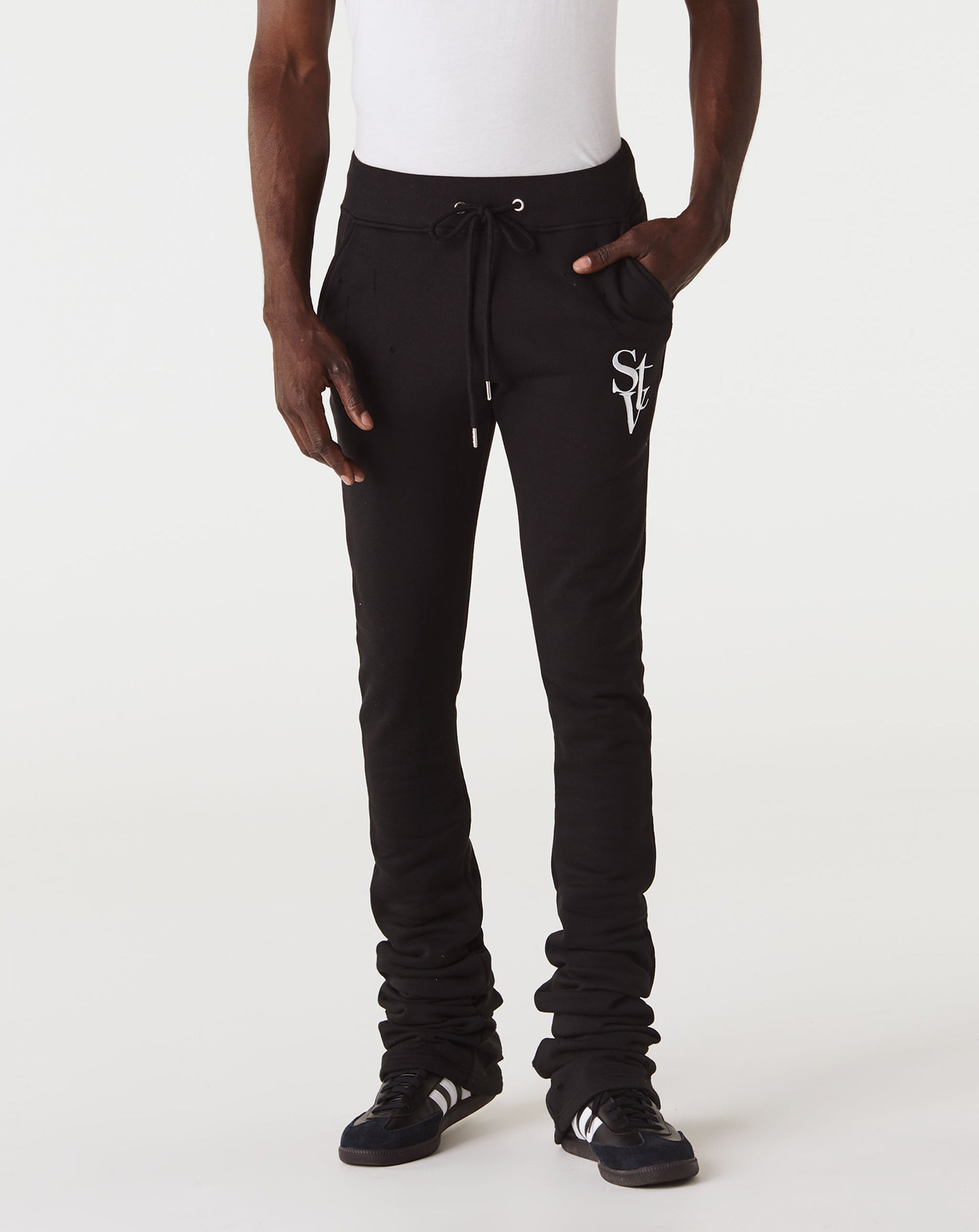 Si Tu Veux Denim Logo Stacked Jogger - Rule of Next Apparel