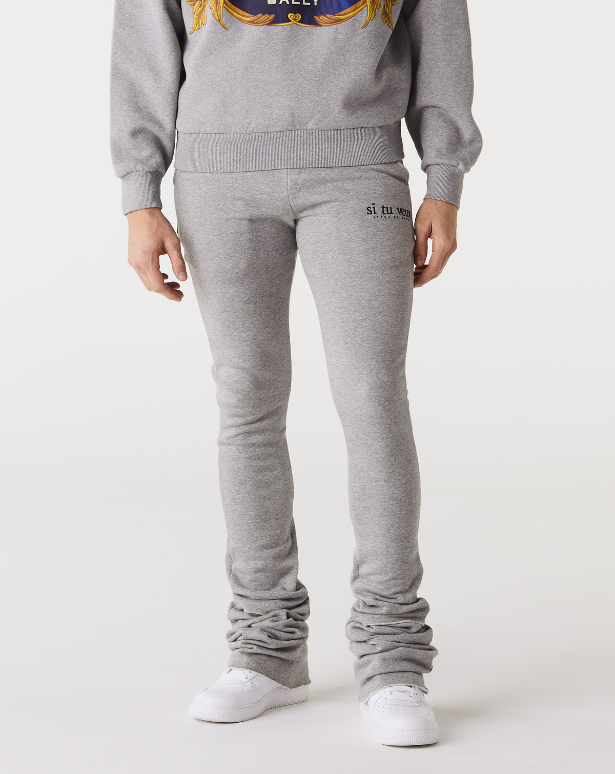 Si Tu Veux Denim Veux Stacked Jogger - Rule of Next Apparel