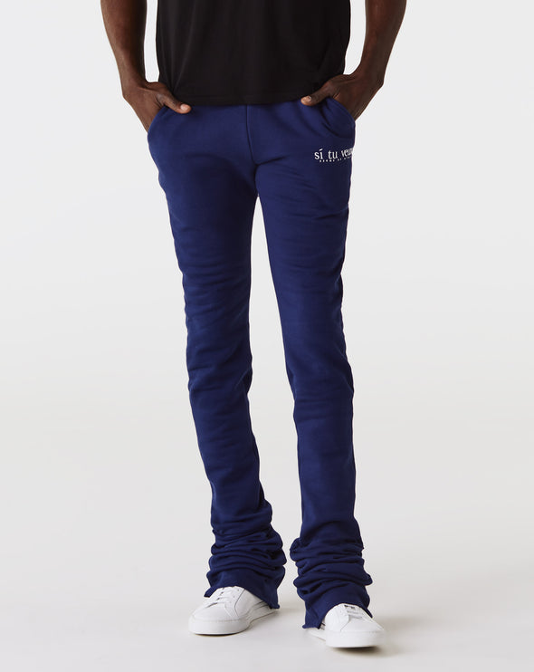 Si Tu Veux Denim Veux Stacked Jogger - Rule of Next Apparel