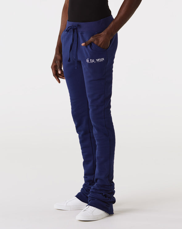Si Tu Veux Denim Veux Stacked Jogger - Rule of Next Apparel