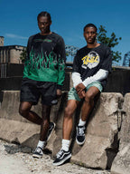 TRUCE Nylon Shorts in Black