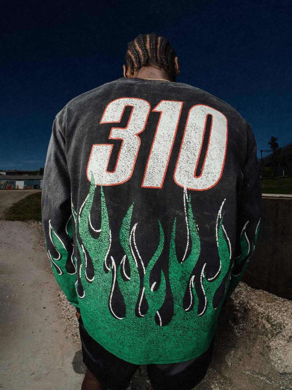 Flame Long Sleeve T-Shirt
