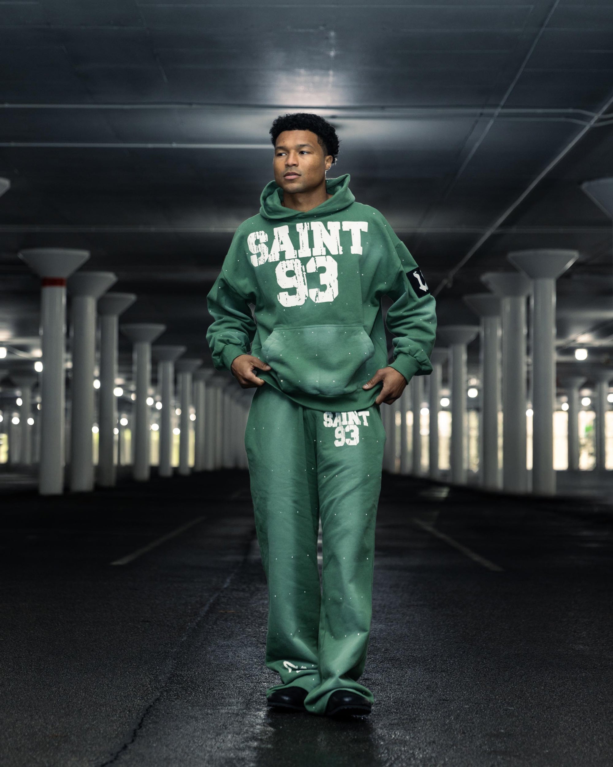 VAMPSTR Rhinestone Flare Jogger - Rule of Next Apparel
