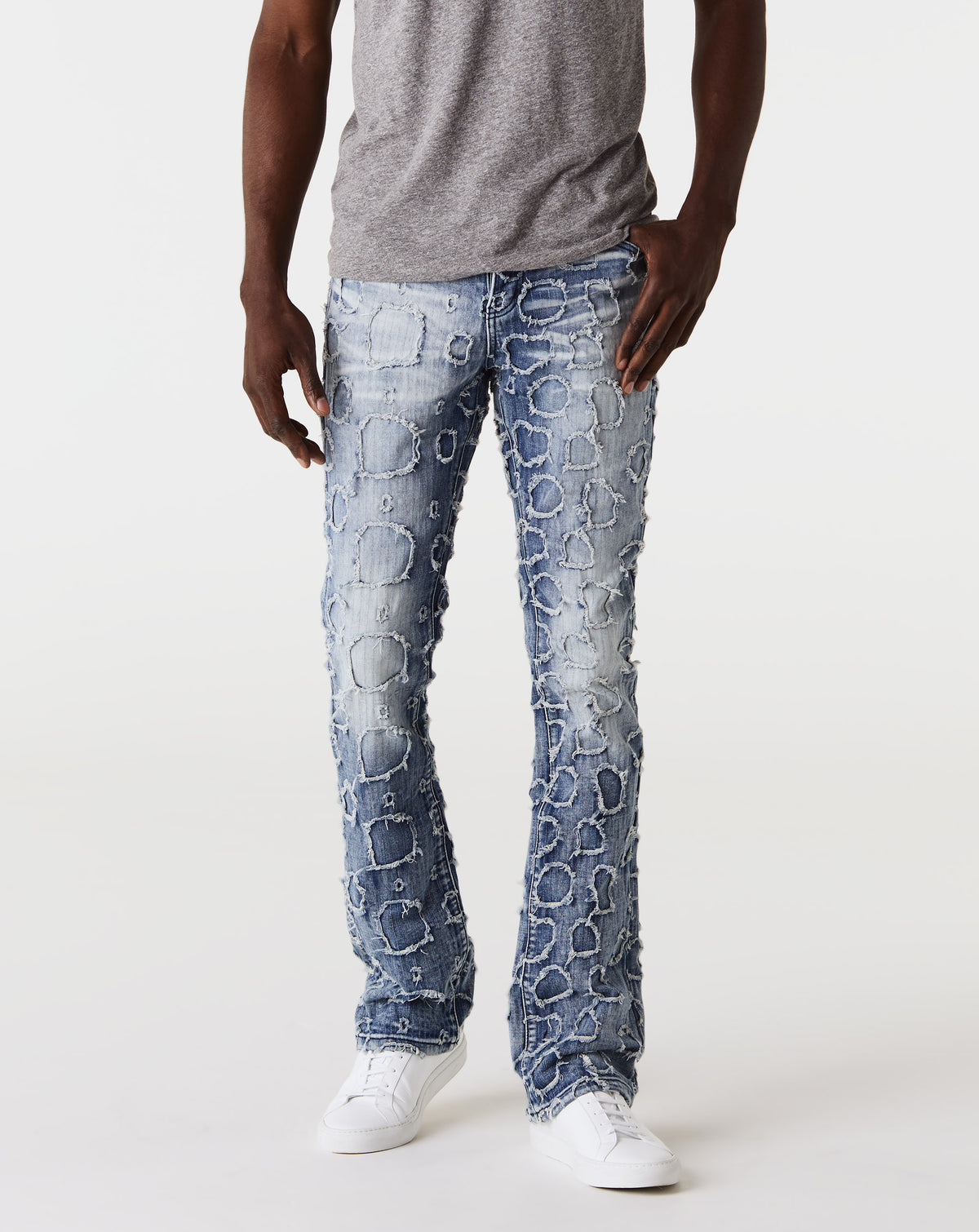VALABASAS Classified Stacked Denim - Rule of Next Apparel