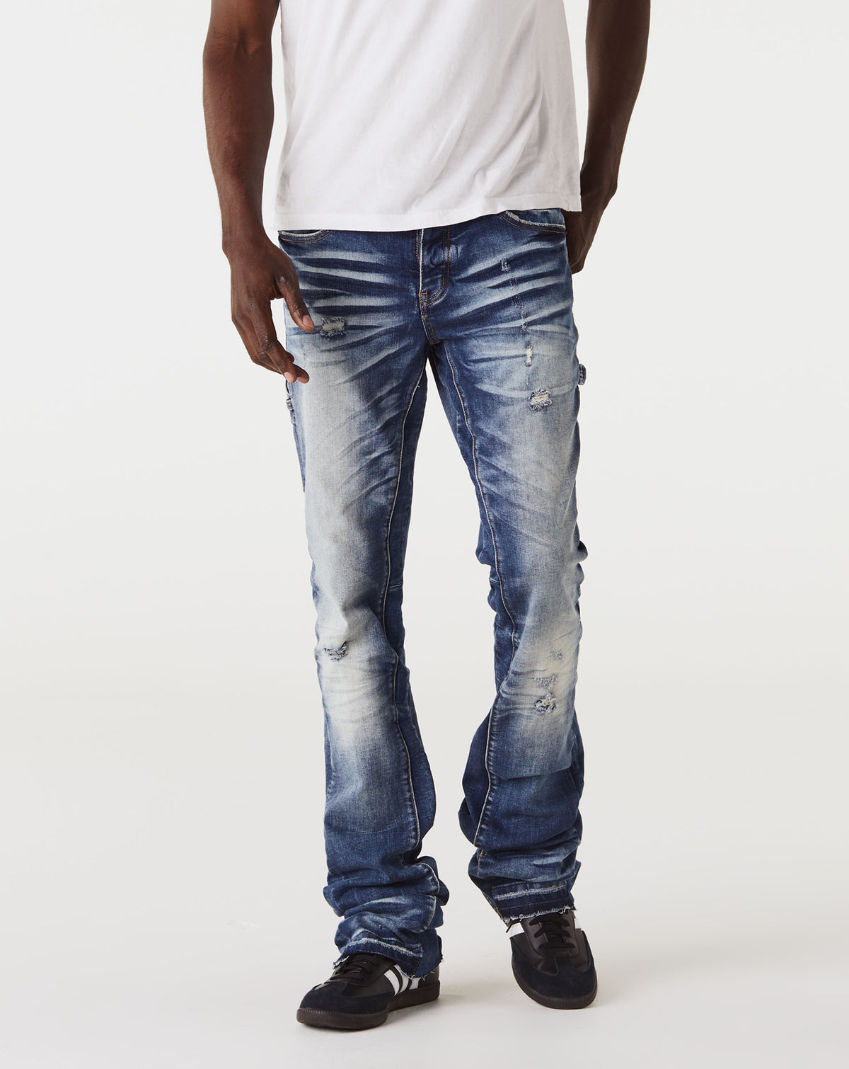 VALABASAS Classified Super Stacked Denim - Rule of Next Apparel