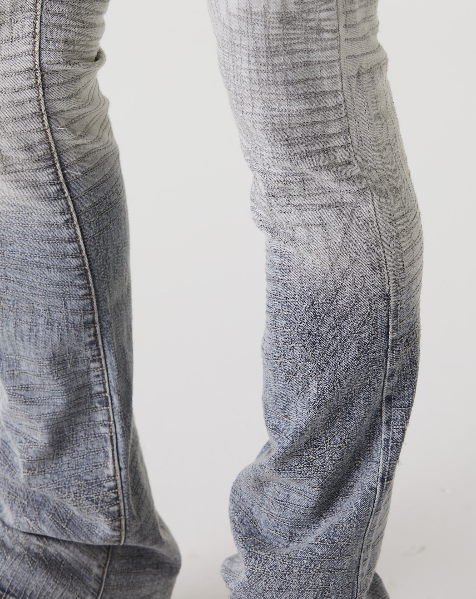 VALABASAS Mr. Emboridery Stacked Denim - Rule of Next Apparel