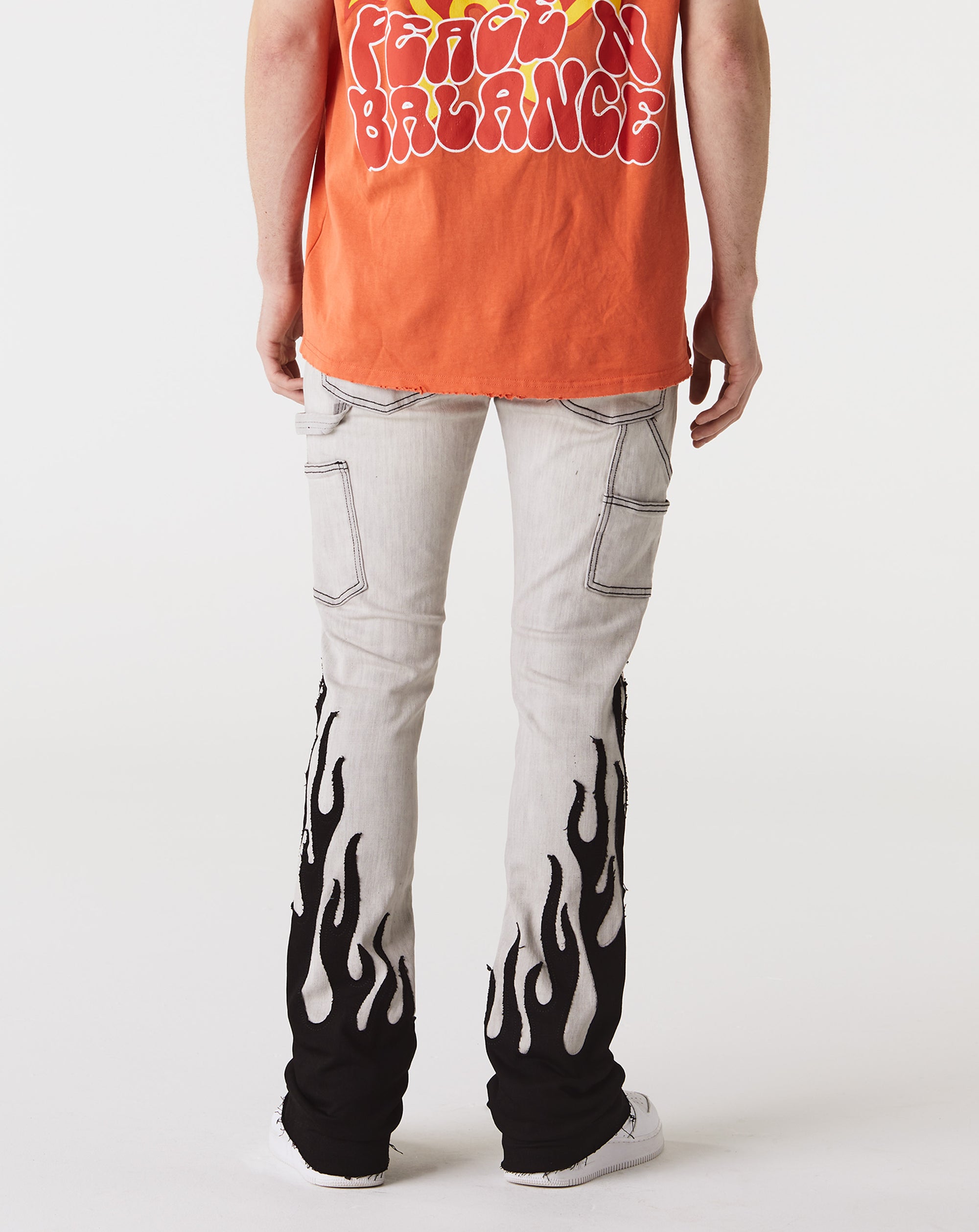 VALABASAS Flare Stacked Denim - Rule of Next Apparel