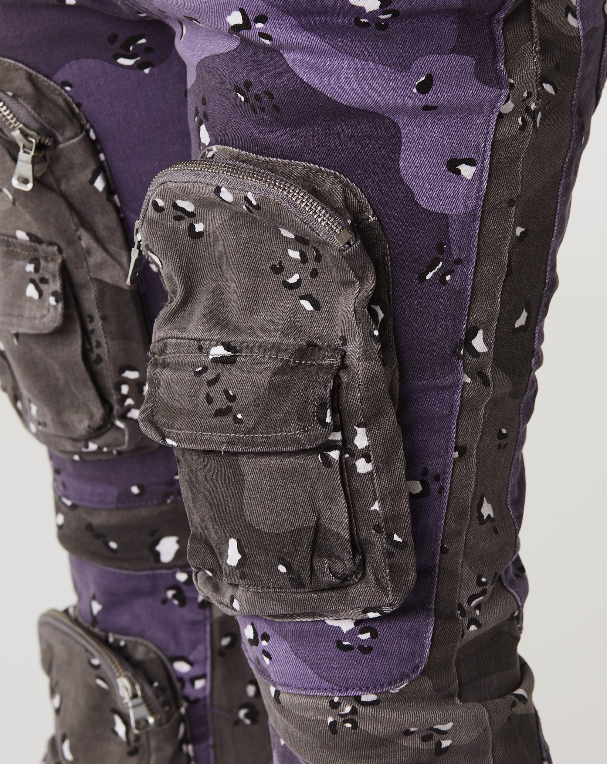 VALABASAS Dual Soldier Stacked Denim - Rule of Next Apparel