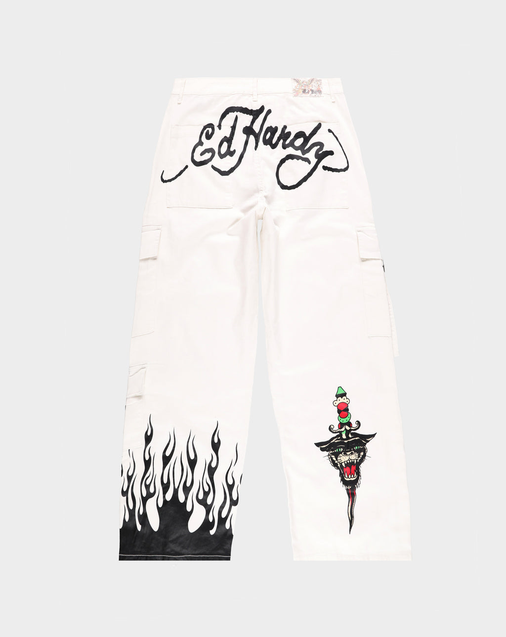 Ed Hardy Fire Skull Baggy Twill Cargo - Rule of Next Apparel