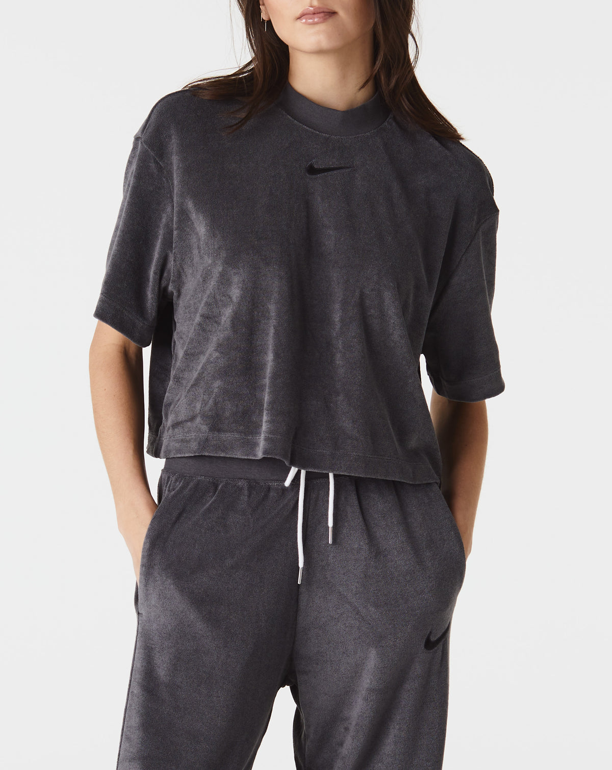 Nike Women's Terry Boat Neck Top - Rule of Next Apparel