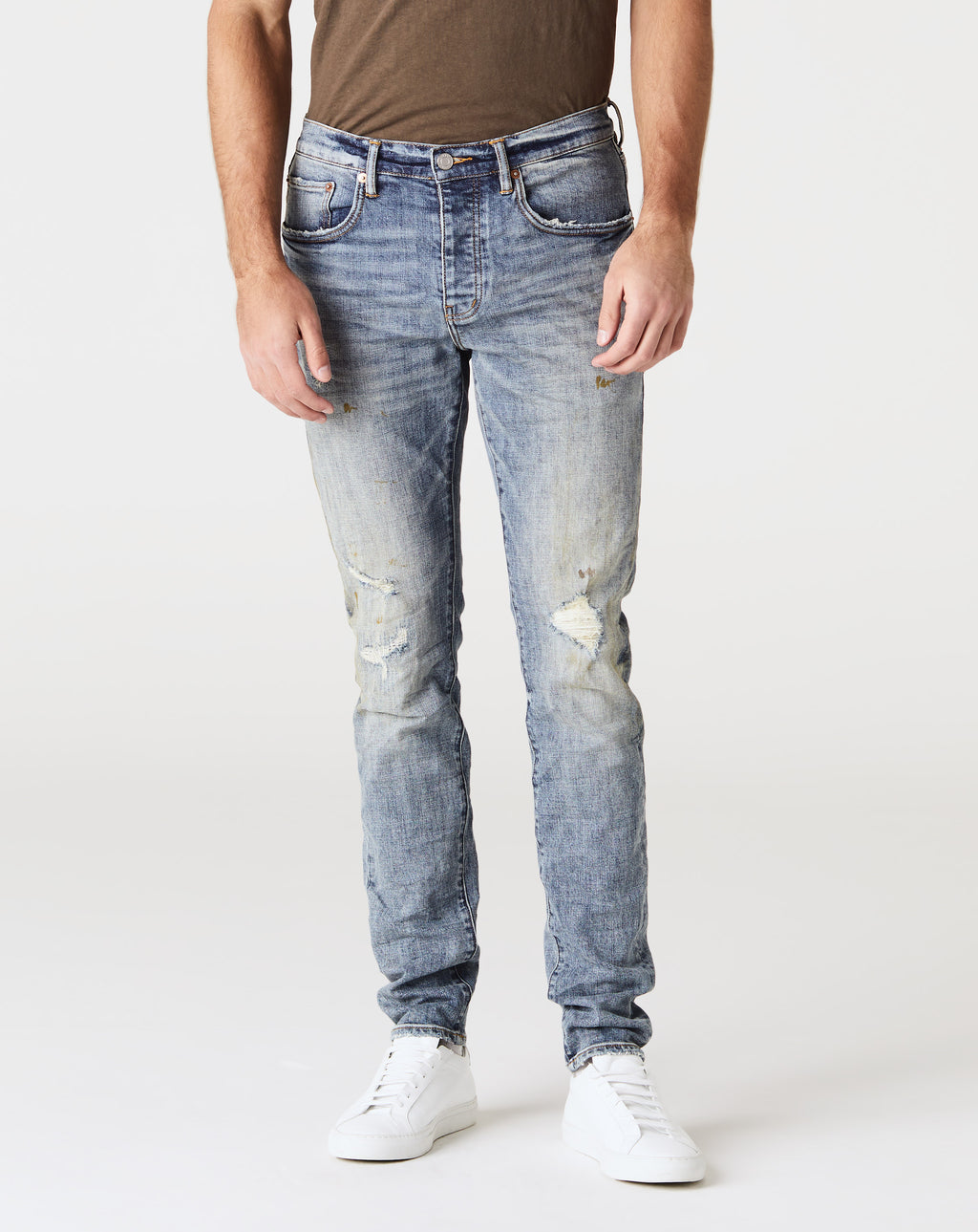 Purple Brand WORN LIGHT INDIGO BLOWOUT - Rule of Next Apparel