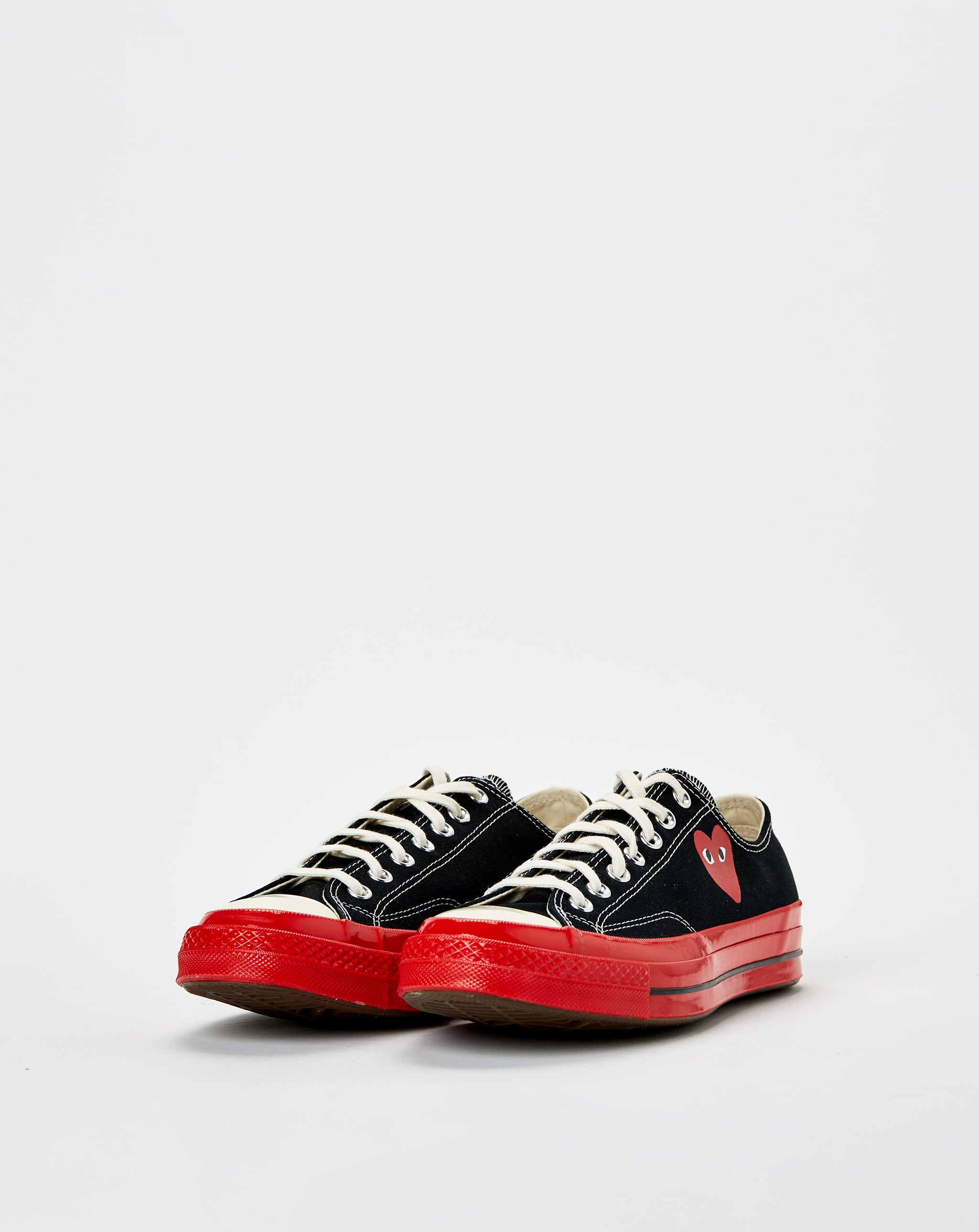Demon Play vergiftigen Controversieel Converse - Comme des Garcons Play x Red Sole Low Top - Black | Red:  P1K123-1 – Rule of Next