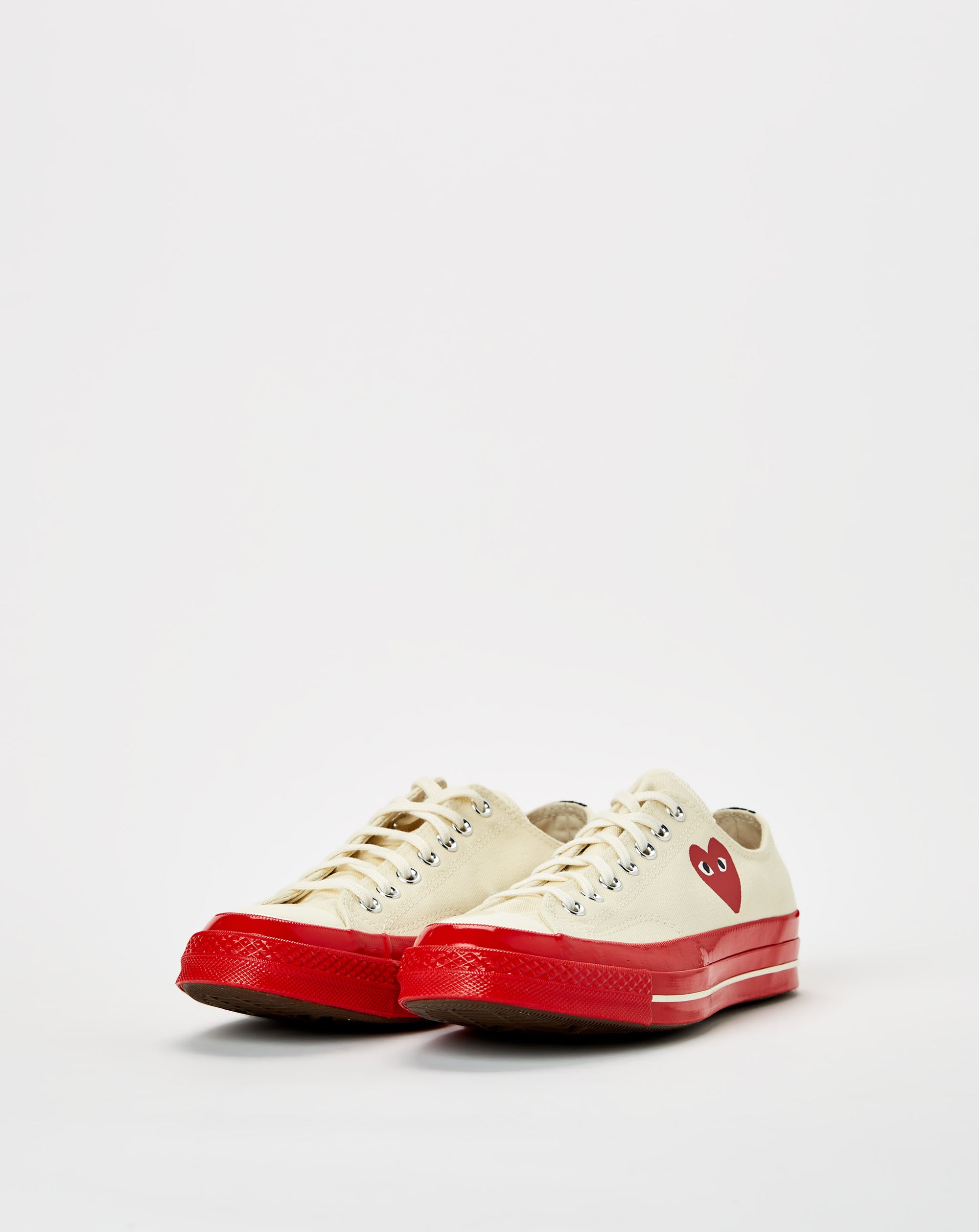 Converse - Comme des Garcons Play x Red Sole Low Top - Off White | Red: P1K123-2 Rule of Next