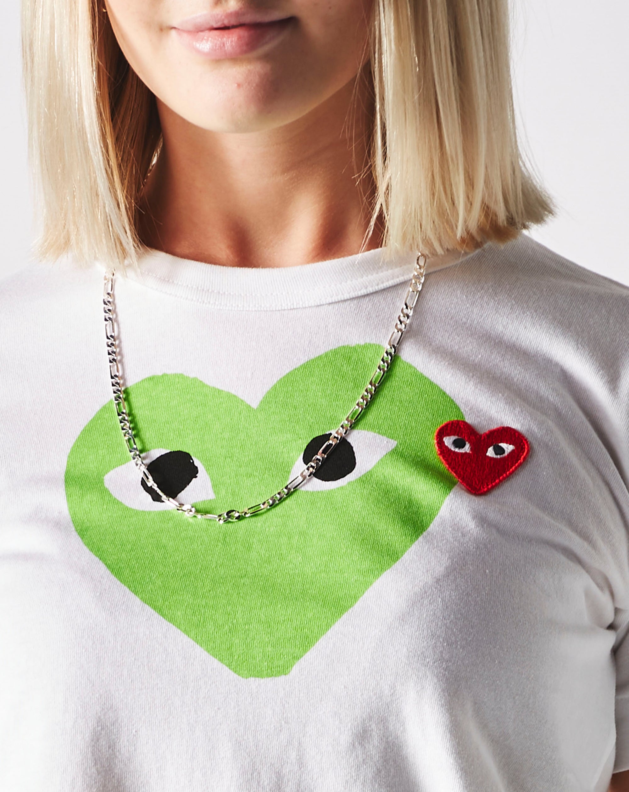 Comme des Garcons PLAY Women's Double Heart Logo T-Shirt - Rule of Next Apparel