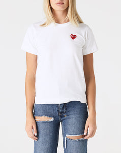 Comme des Garcons PLAY Women's Mini Heart T-Shirt - Rule of Next Apparel