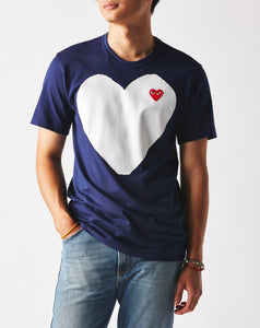 Comme des Garcons PLAY Big White Heart T-Shirt - Rule of Next