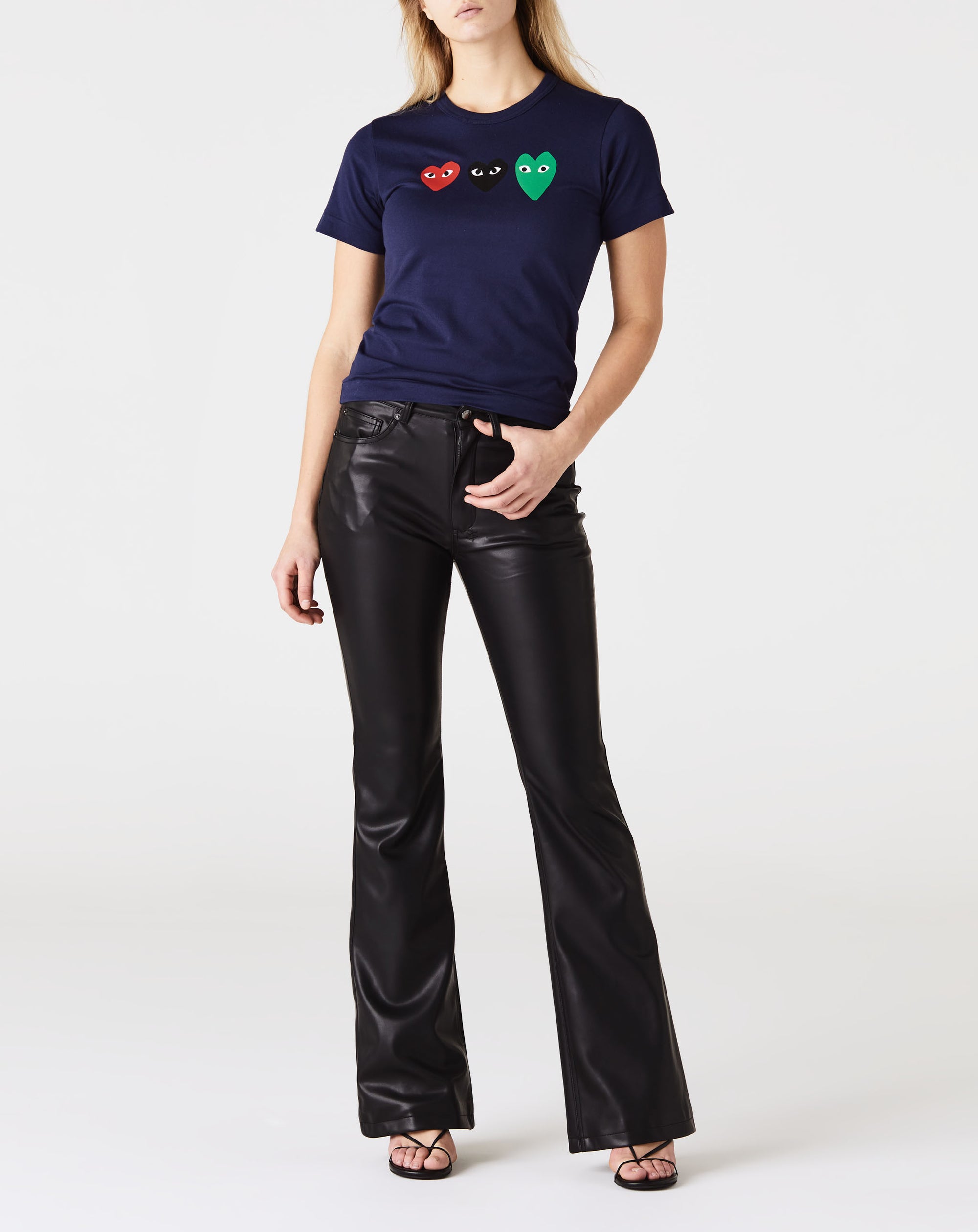 Comme des Garcons PLAY Women's Play Logo T-Shirt - Rule of Next Apparel
