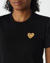 Comme des Garcons PLAY Women's Mini Heart T-Shirt - Rule of Next Apparel