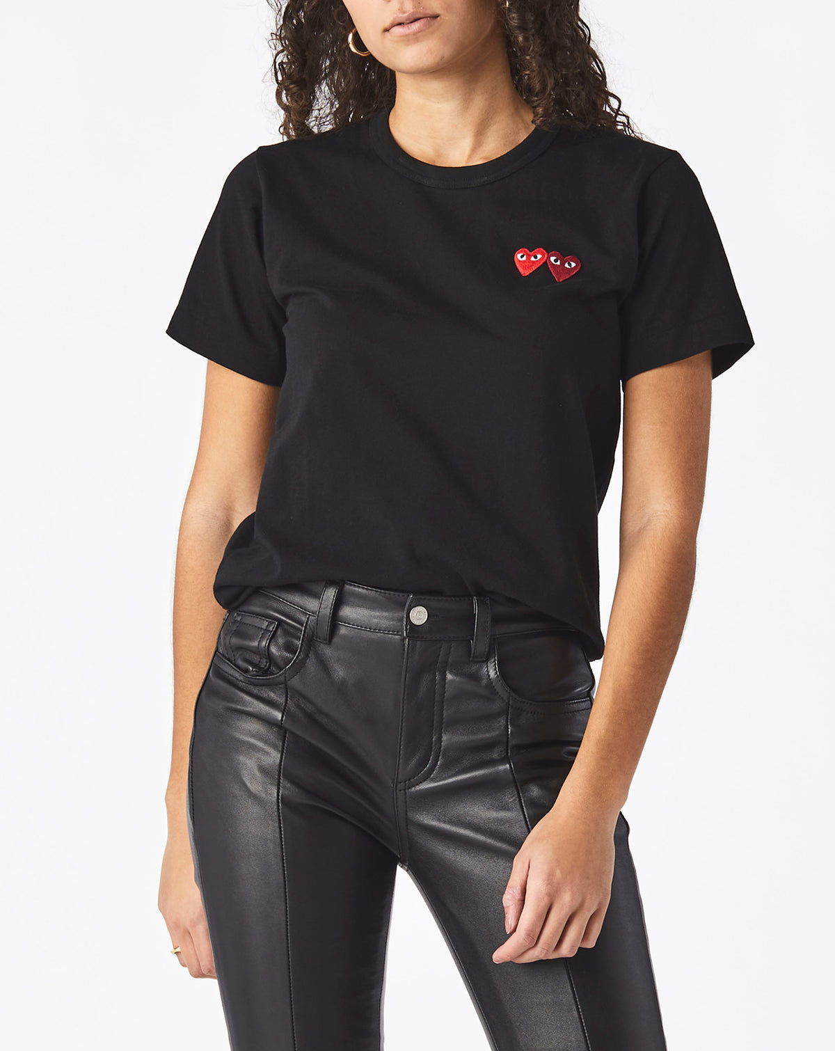 Comme des Garcons PLAY Women's Double Heart T-Shirt - Rule of Next Apparel