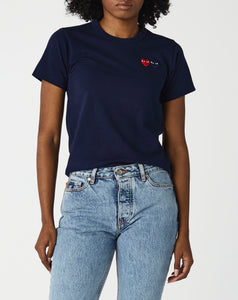 Comme des Garcons PLAY Women's Double Heart T-Shirt - Rule of Next Apparel