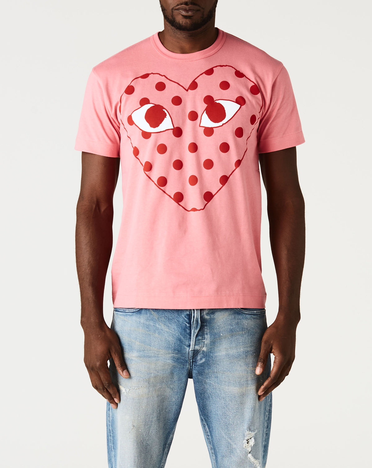 Comme des Garcons PLAY Big Polka Dot Heart T-Shirt - Rule of Next Apparel