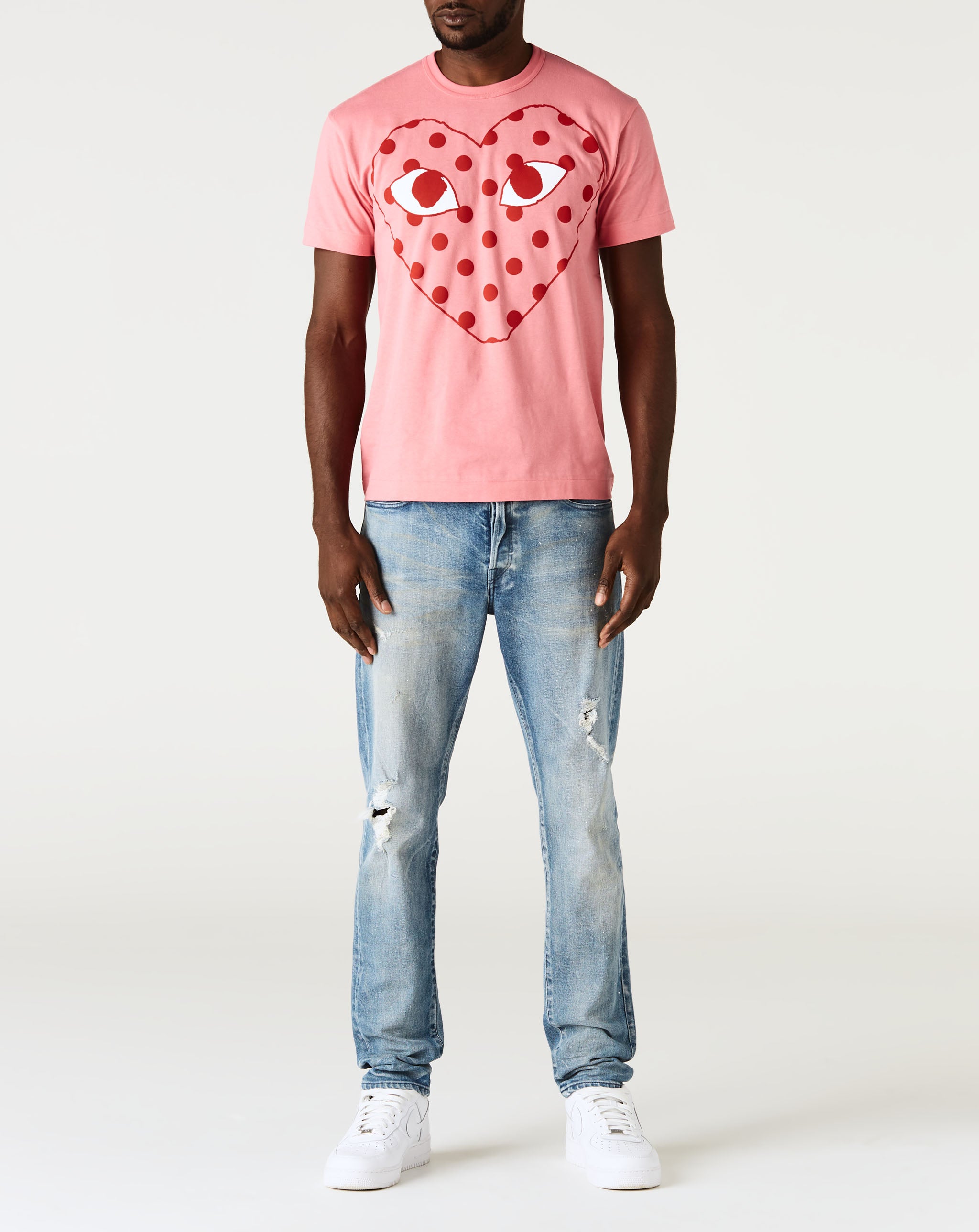 Comme des Garcons PLAY Big Polka Dot Heart T-Shirt - Rule of Next Apparel