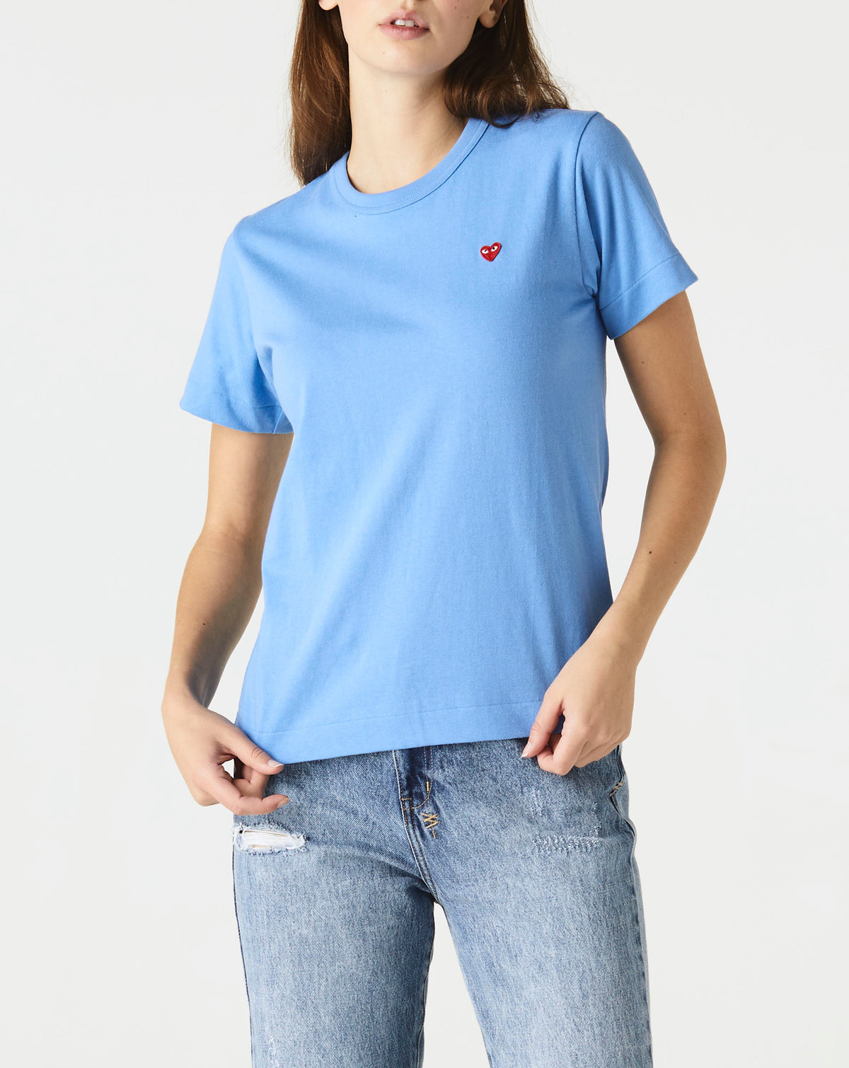 Comme des Garcons PLAY Women's Small Red Heart T-Shirt - Rule of Next Apparel