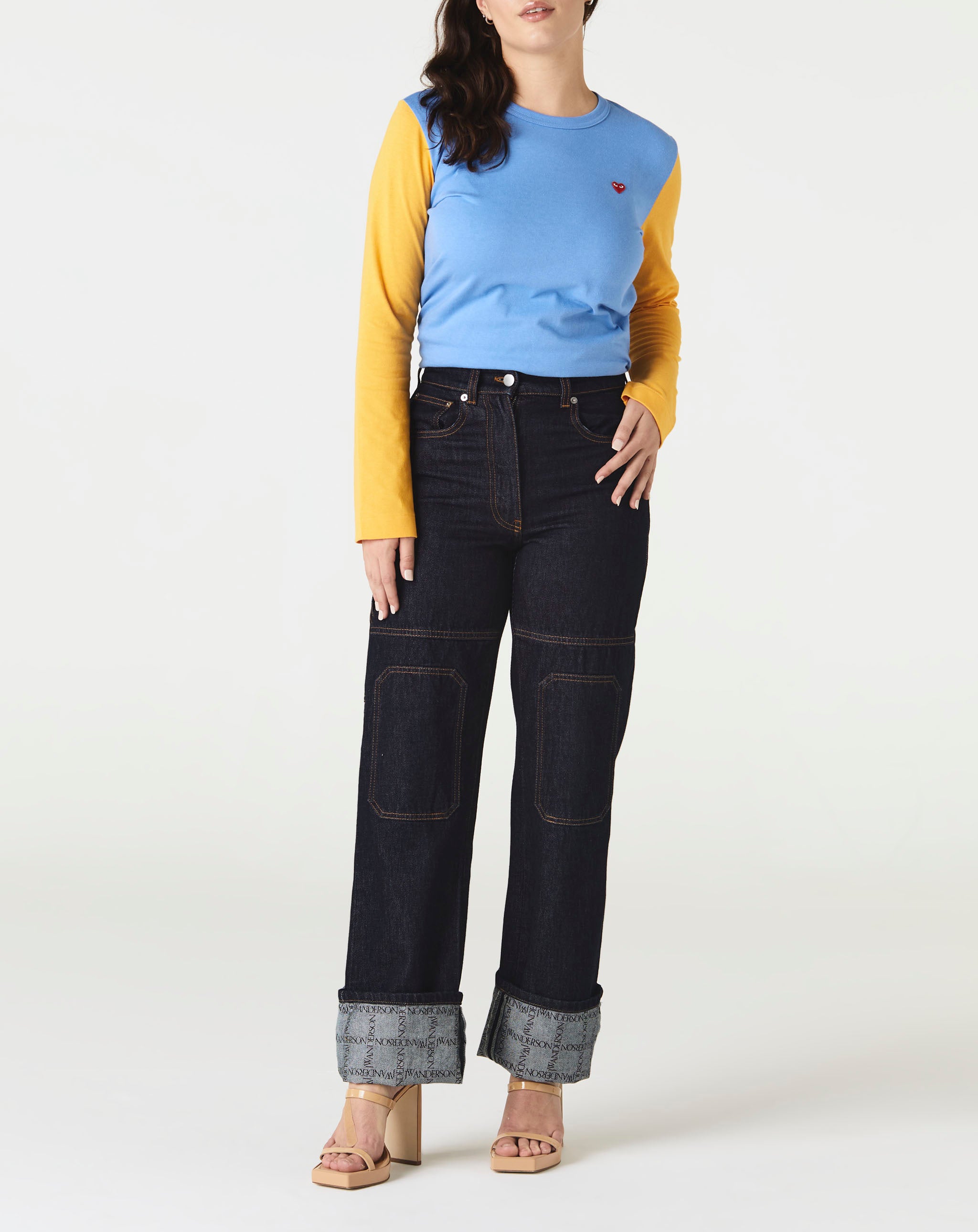 Comme des Garcons PLAY Women's Bi-Color T-Shirt - Rule of Next Apparel