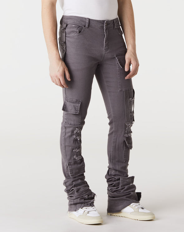 Si Tu Veux Denim Gunna Super-Stacked Jean - Rule of Next Apparel