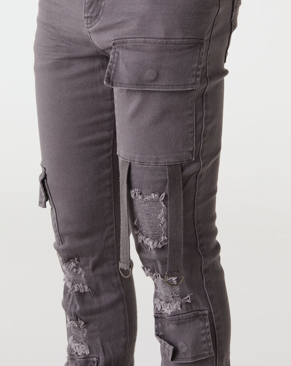 Si Tu Veux Denim Gunna Super-Stacked Jean - Rule of Next Apparel
