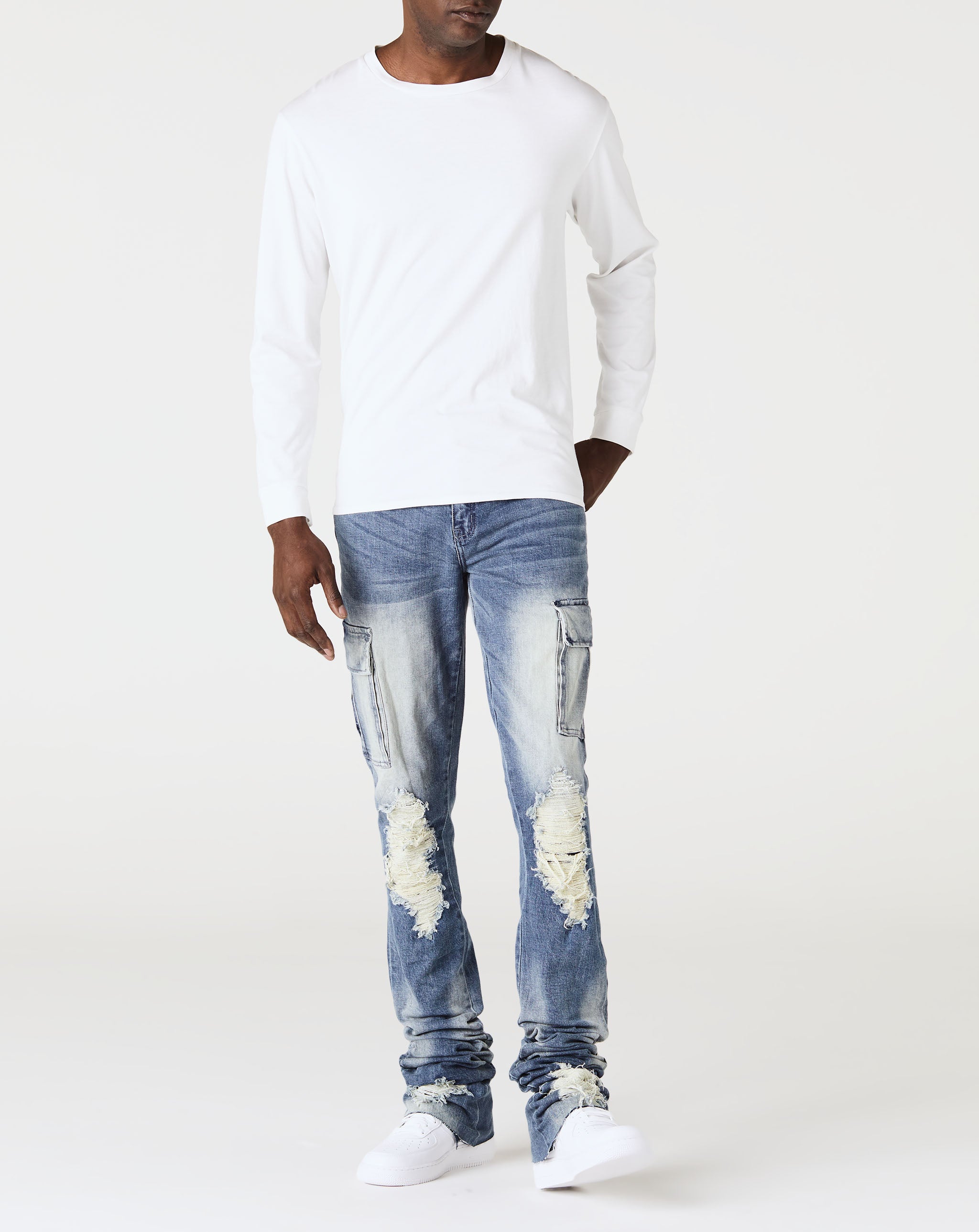 Si Tu Veux Denim Karl Stacked Jean - Rule of Next Apparel