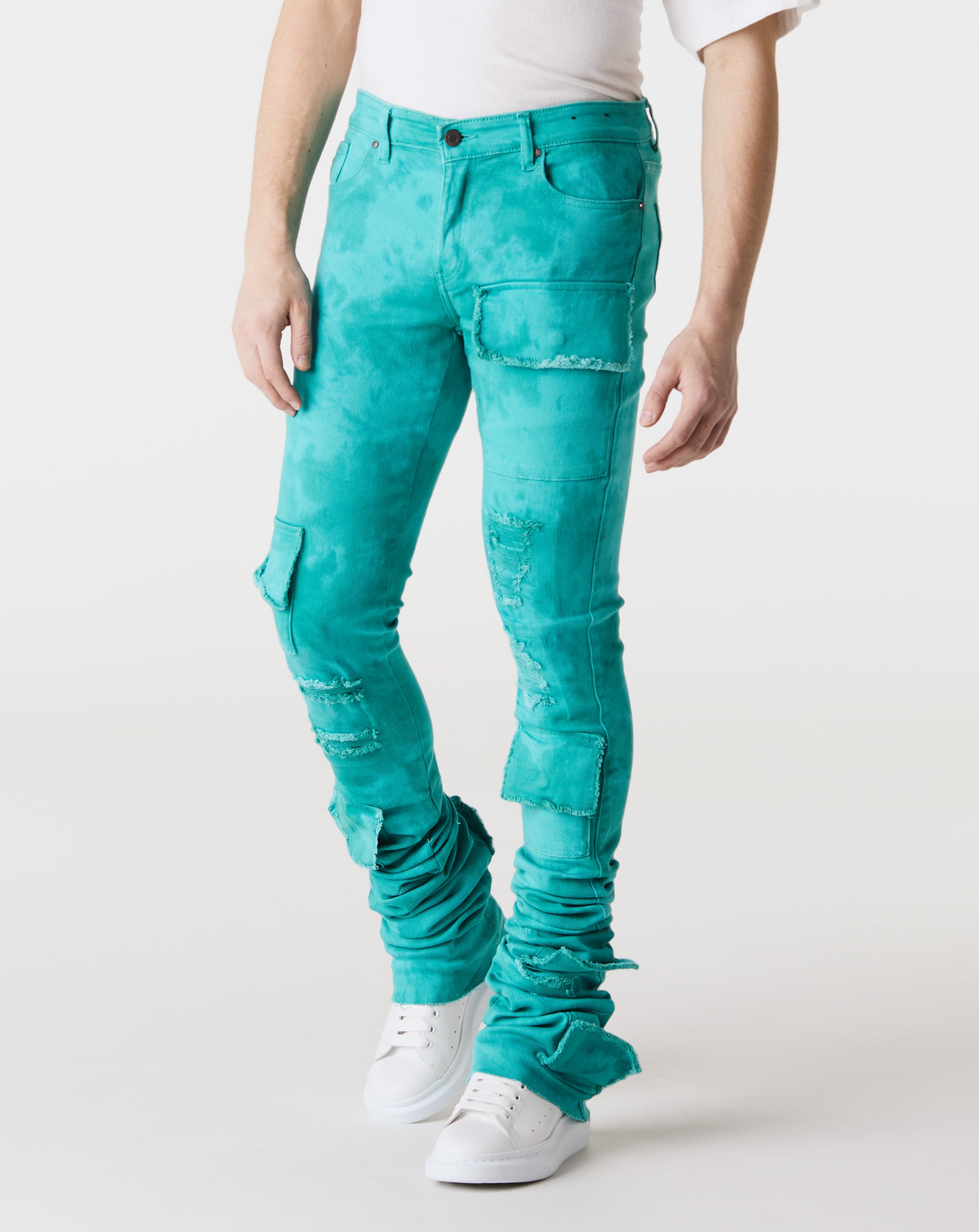 Si Tu Veux Denim Brutini Stacked Jeans. Underground Apparel. Rule of Next Streetwear.